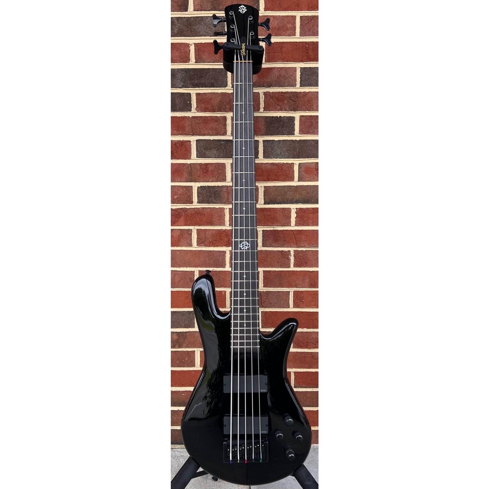 Spector Spector NS Ethos HP 5-String, Solid Black Gloss, EMG 40DC Pickups, Darkglass Tone Capsule, Gig Bag, SN# W231147