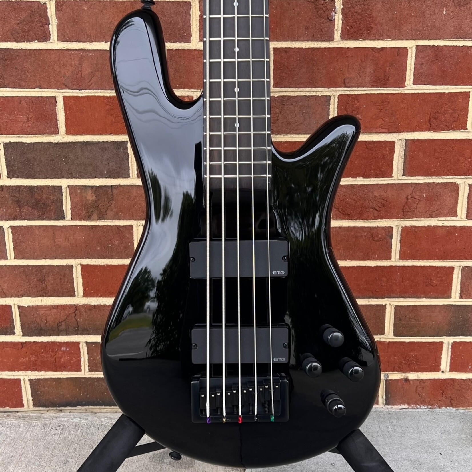 Spector Spector NS Ethos HP 5-String, Solid Black Gloss, EMG 40DC Pickups, Darkglass Tone Capsule, Gig Bag, SN# W231147