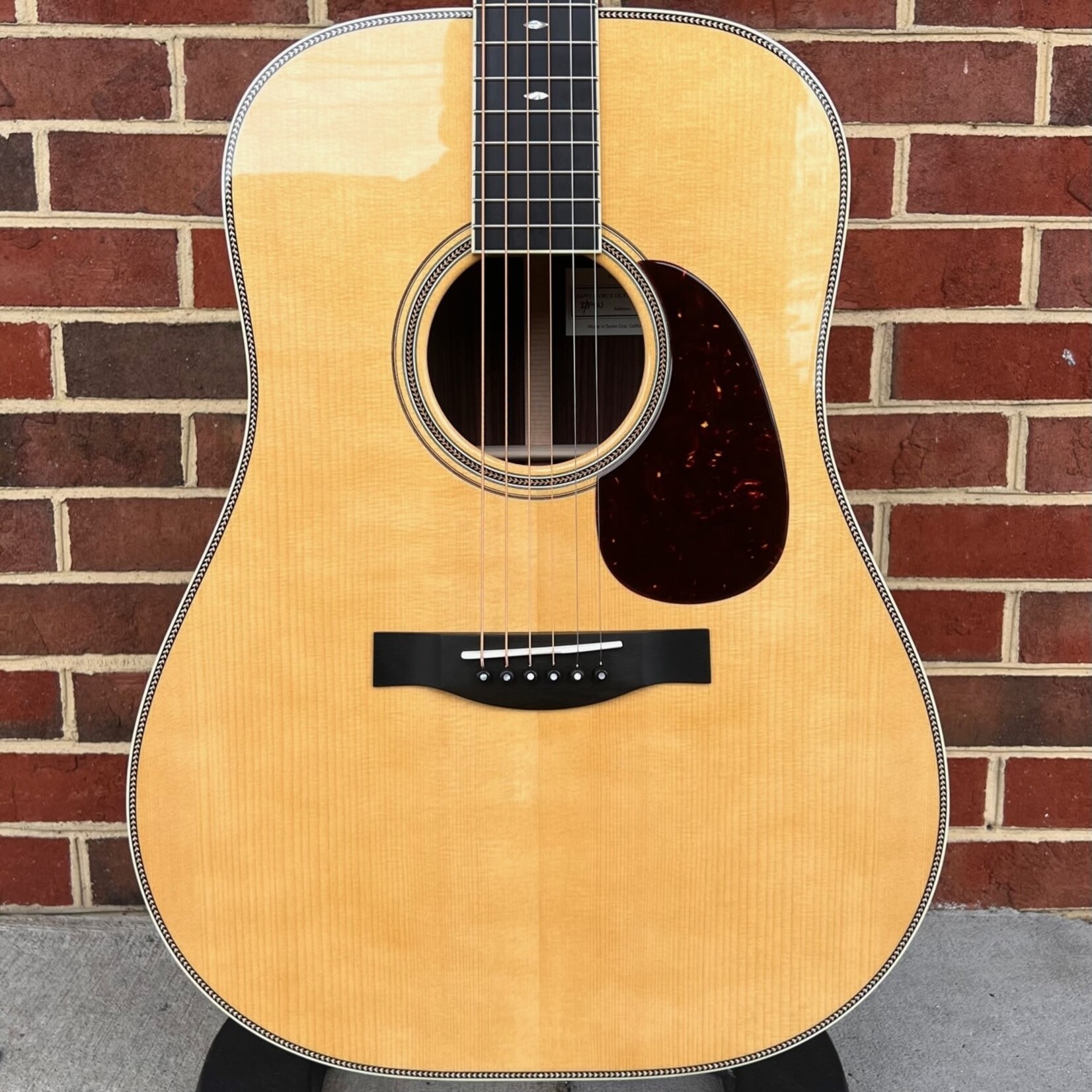Santa Cruz Guitar Co. Santa Cruz Custom D/PW, Adirondack Spruce Top - Vintage Tinted, Indian Rosewood Back & Sides, Ivoroid Binding, 45 Style Inlay, Hardshell Case