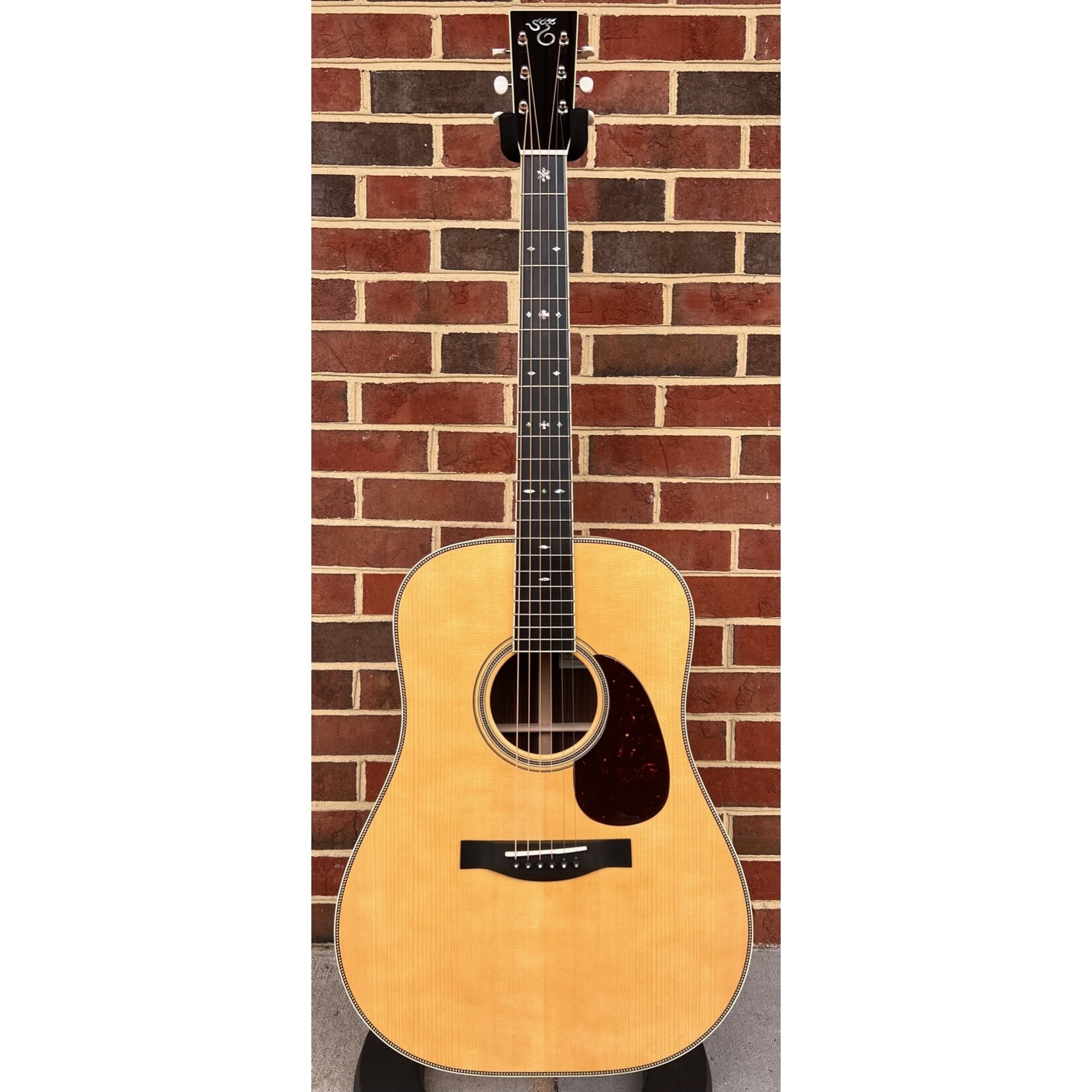 Santa Cruz Guitar Co. Santa Cruz Custom D/PW, Adirondack Spruce Top - Vintage Tinted, Indian Rosewood Back & Sides, Ivoroid Binding, 45 Style Inlay, Hardshell Case