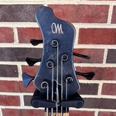 Mayones Comodous 5-String, Liquid Black Satin, 3A Eye Poplar
