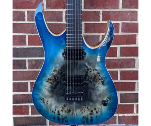 Mayones Duvell Elite 6-String, Supernova Blue Gloss, 4A Eye Poplar