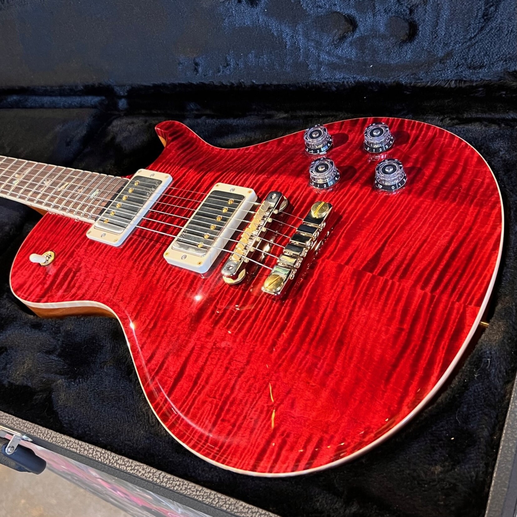 Paul Reed Smith Paul Reed Smith McCarty 594 Singlecut, 10 Top, Red Tiger, Pattern Vintage Neck, Hybrid Hardware, 58/15 LT Pickups, Hardshell Case