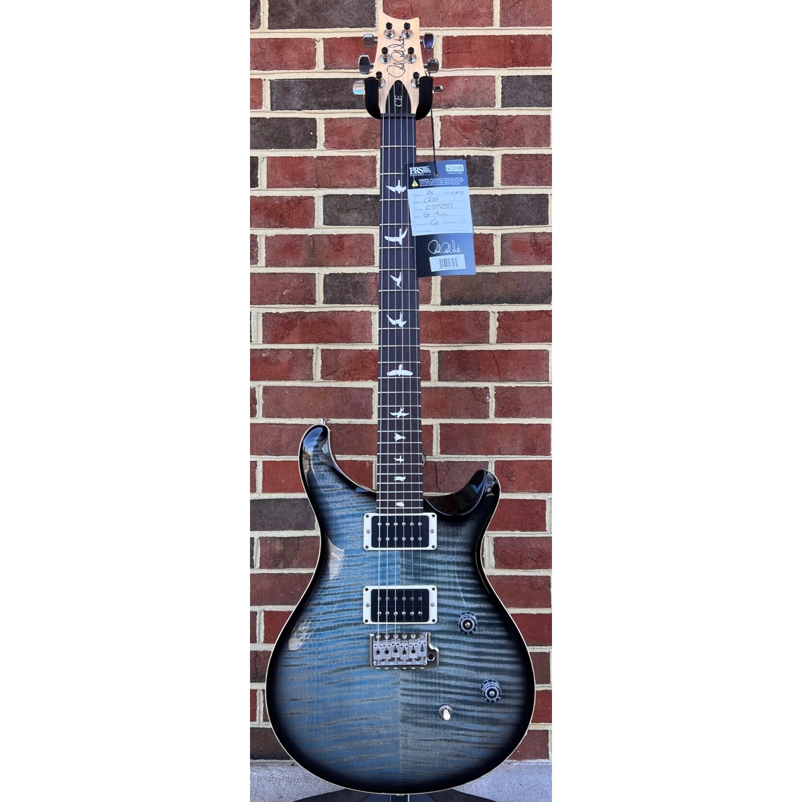 Paul Reed Smith CE24, Faded Blue Smokeburst, Pattern Thin, 85/15 