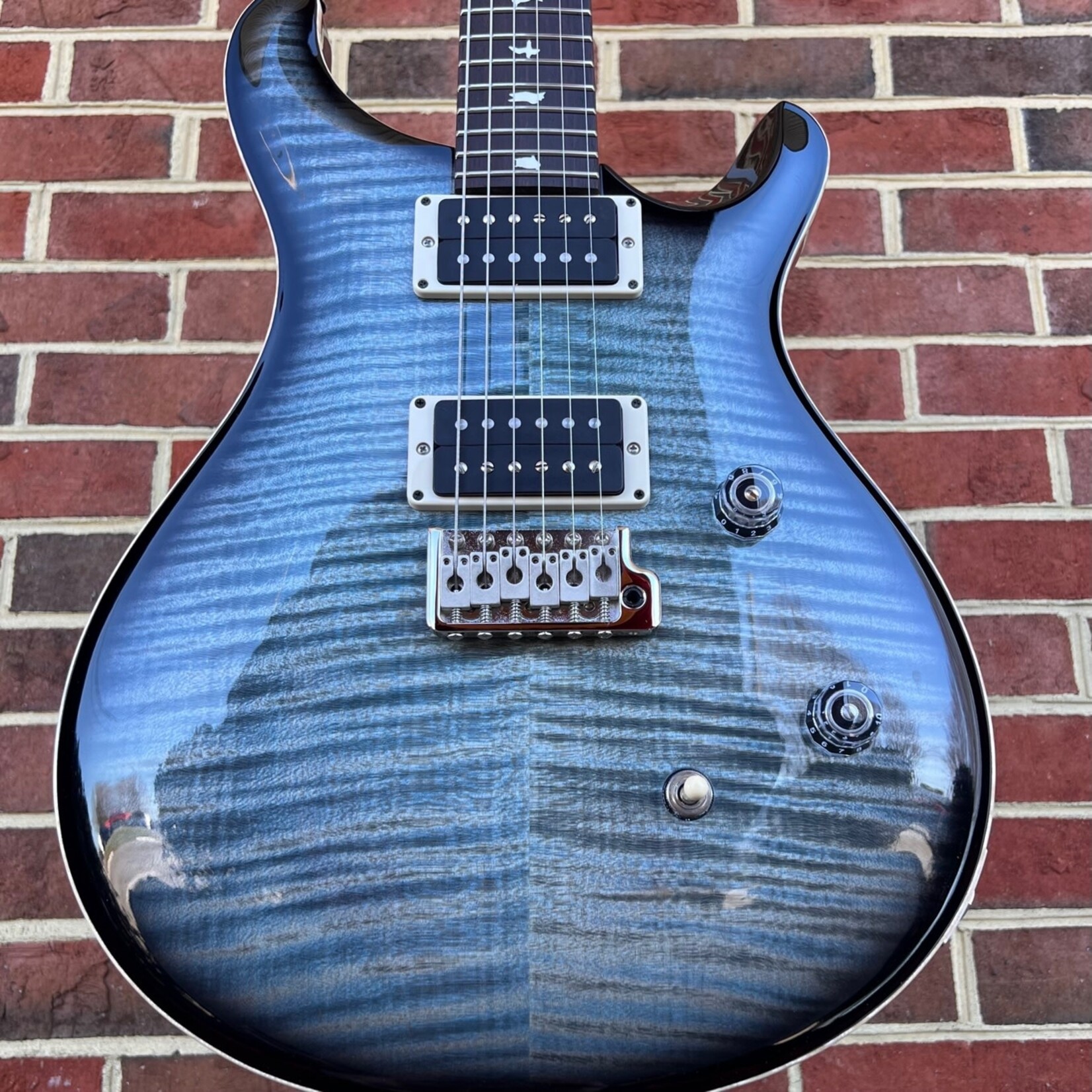 Paul Reed Smith CE24, Faded Blue Smokeburst, Pattern Thin, 85/15 