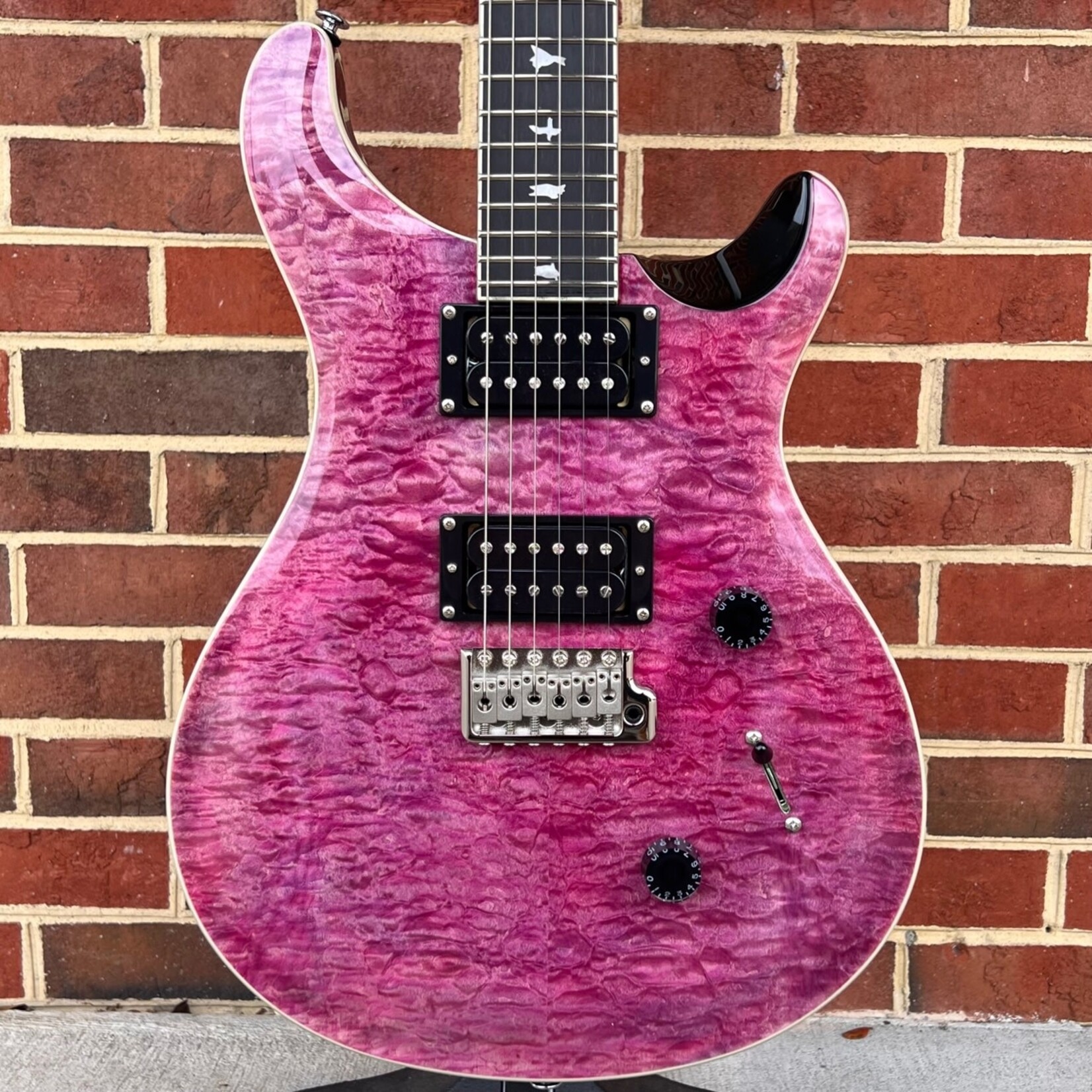 Paul Reed Smith Paul Reed Smith SE Custom 24, Quilted Maple Top, Violet, Gig Bag