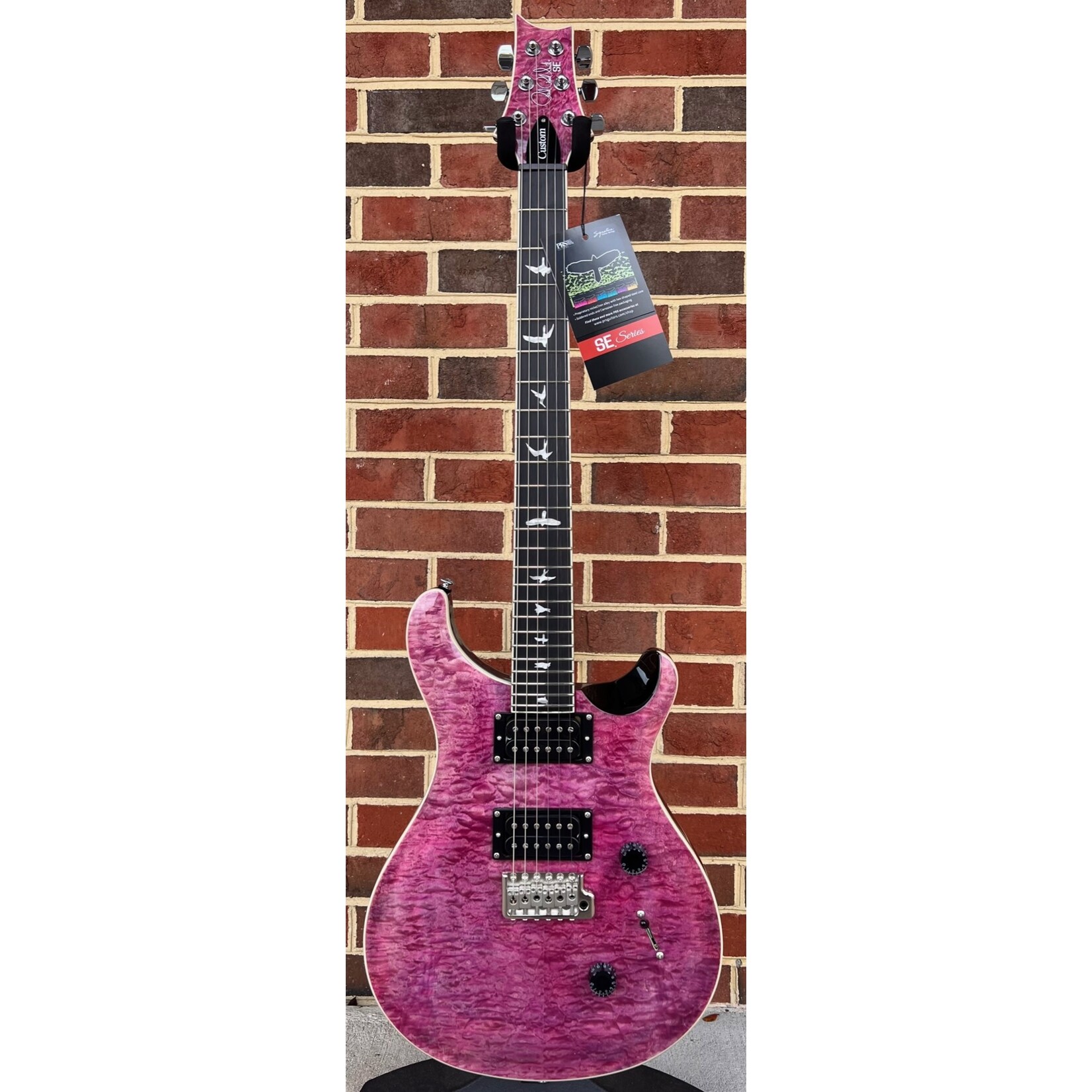Paul Reed Smith Paul Reed Smith SE Custom 24, Quilted Maple Top, Violet, Gig Bag
