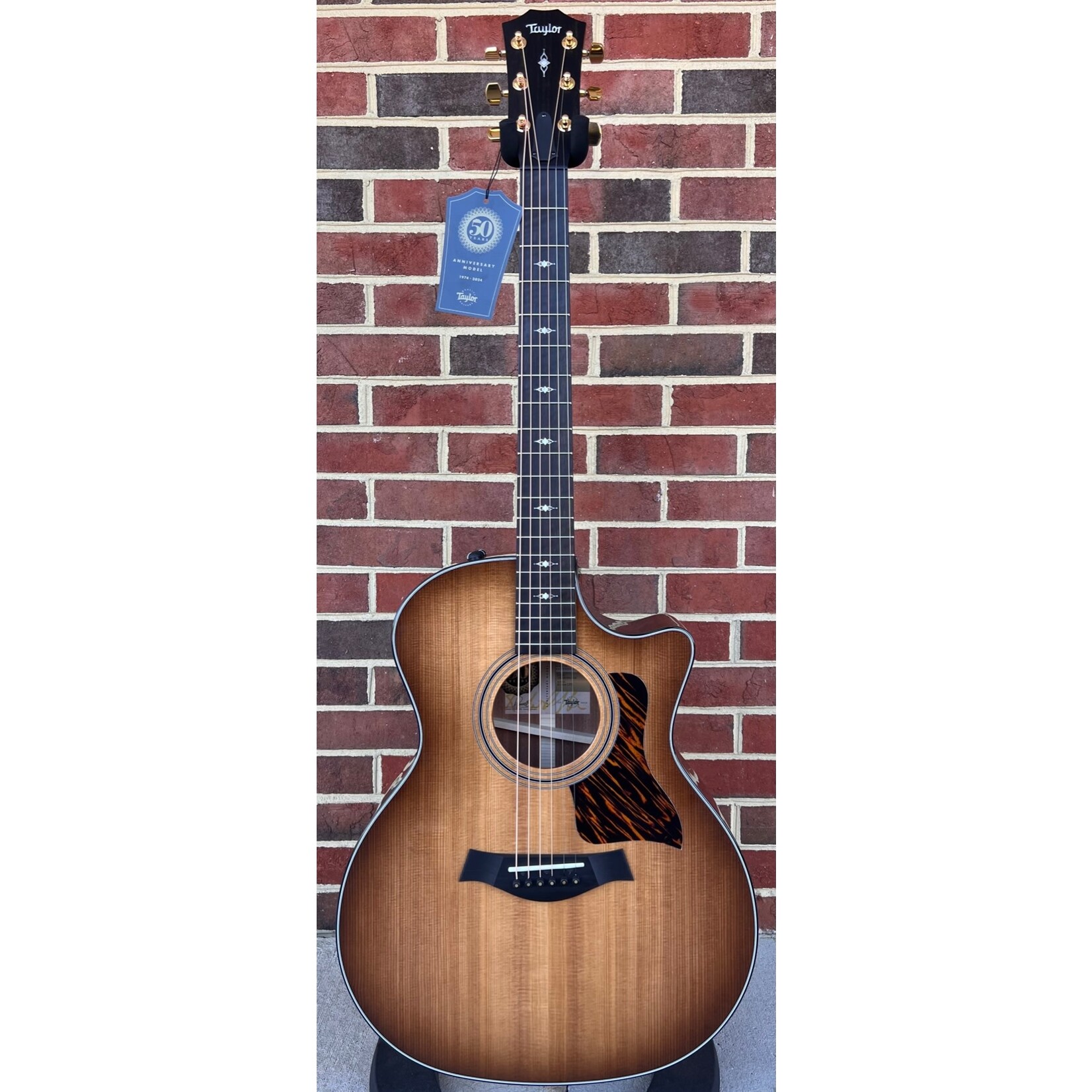 Taylor Taylor 50th Anniversary 314ce LTD, Shaded Edge Burst, Solid Torrefied Sitka Spruce Top, Sapele Back & Sides, ES2 Electronics, Hardshell Case