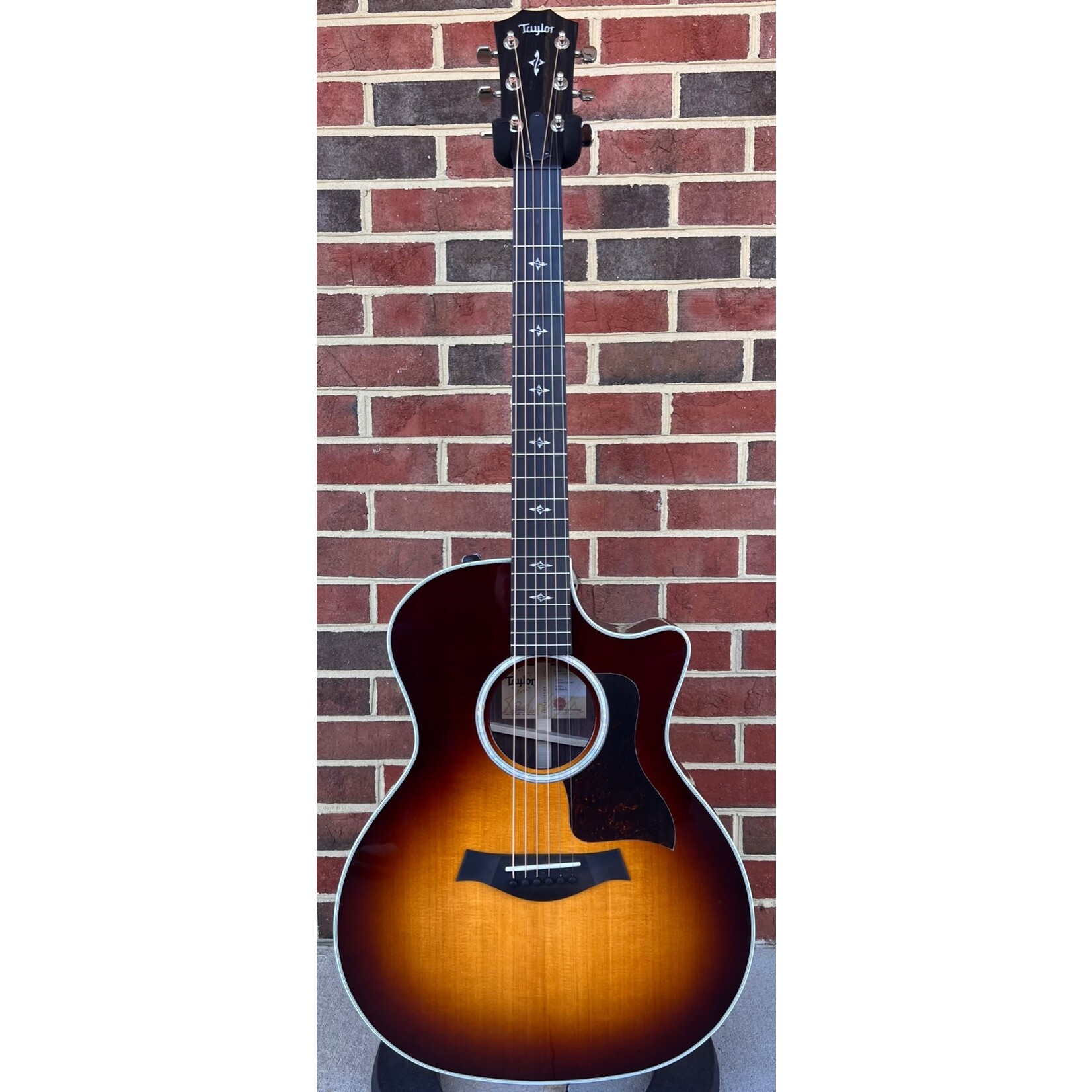 Taylor Taylor 414ce-R, Tobacco Sunburst, Sitka Spruce Top, Rosewood Back and Sides, ES2 Electronics, Hardshell Case