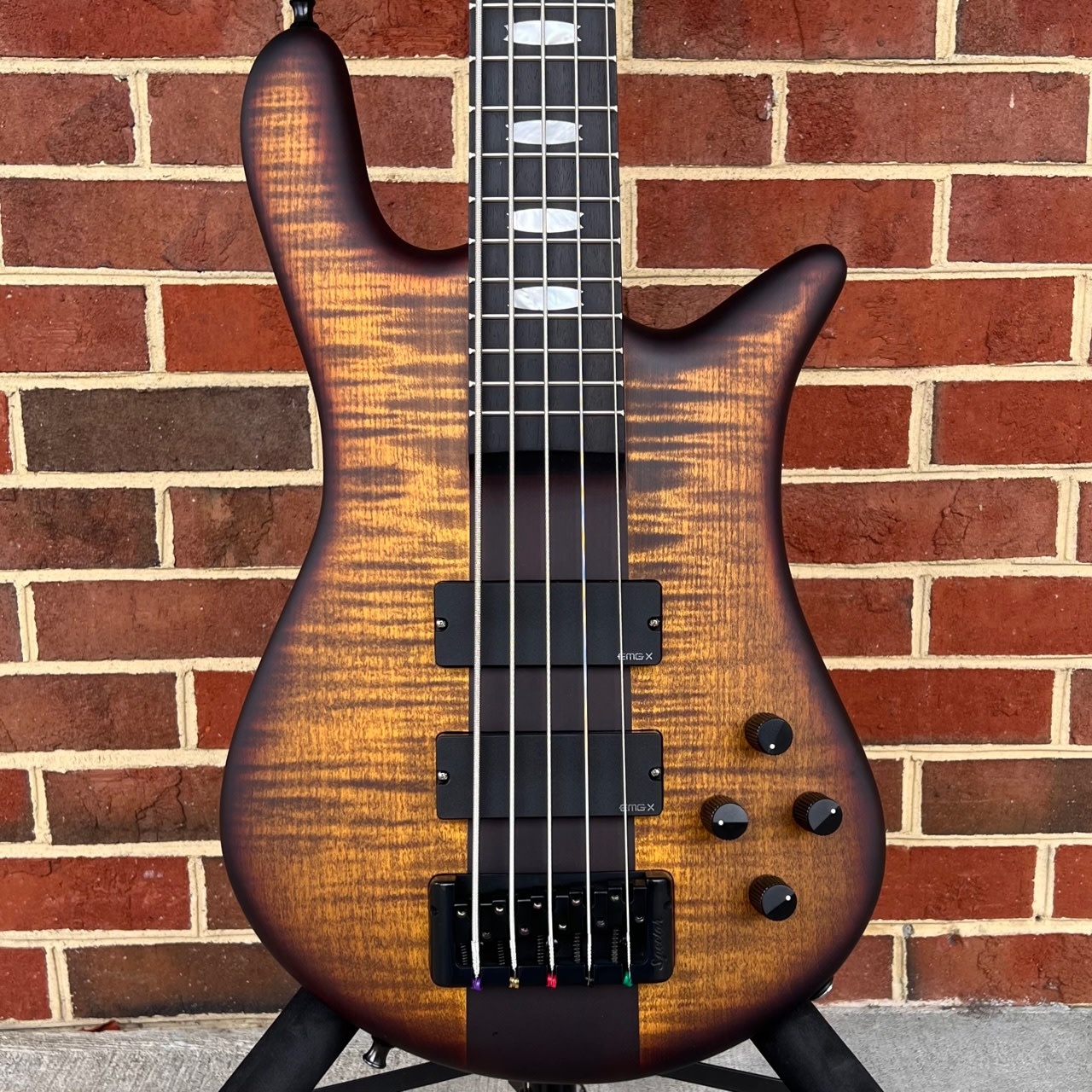 Spector Custom Spector Custom Euro RST 5-String, Tiger Eye Smokeburst Satin, AAAA ...