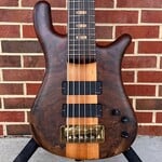 Spector Spector USA NS-6, Walnut Burl Top, Swamp Ash Body - Weight Relieved, Roasted Maple Neck, Ziricote Fretboard, Pale Moon Ebony Inlays, EMG 45DCX Pickups, HAZ 18v Preamp, Gold Hardware, Deluxe Protec Gig Bag (USED)