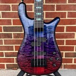 Spector Spector USA NS-2, Interstellar, Quilted Maple Top, Reclaimed Redwood Body, Ebony Fretboard, Abalone Crown Inlays, EMG PX/SJX Pickups, HAZ 9v Preamp, Hardshell Case (USED)