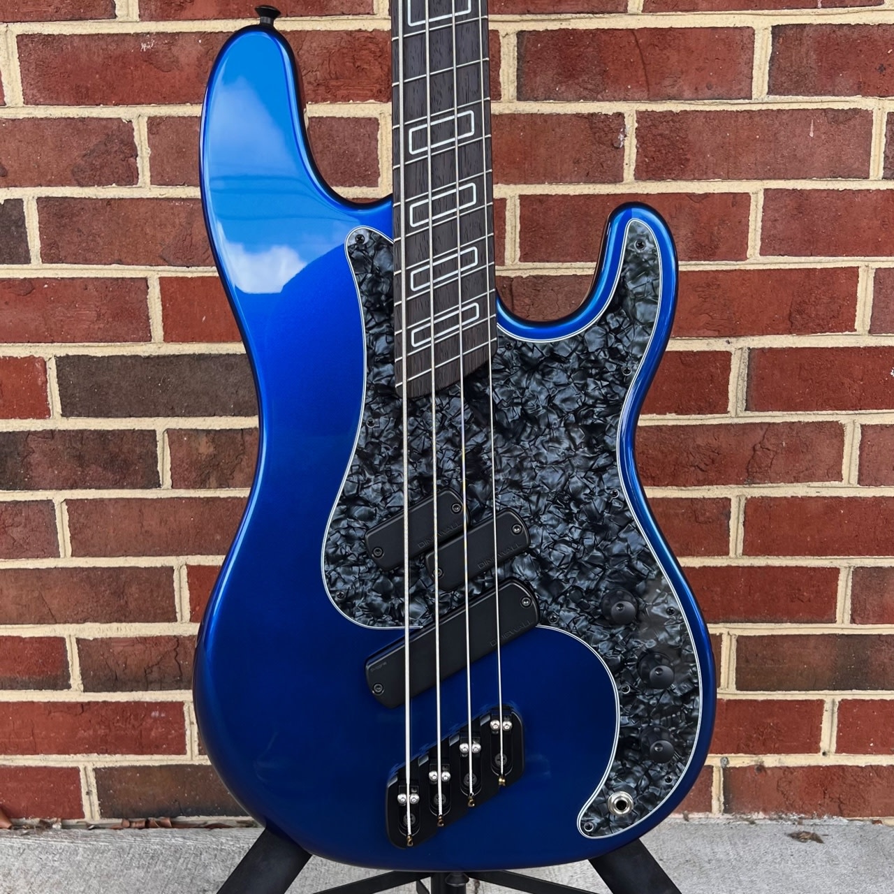 Dingwall Custom Super PJ 4-String, Metallic Blueberry, Alder