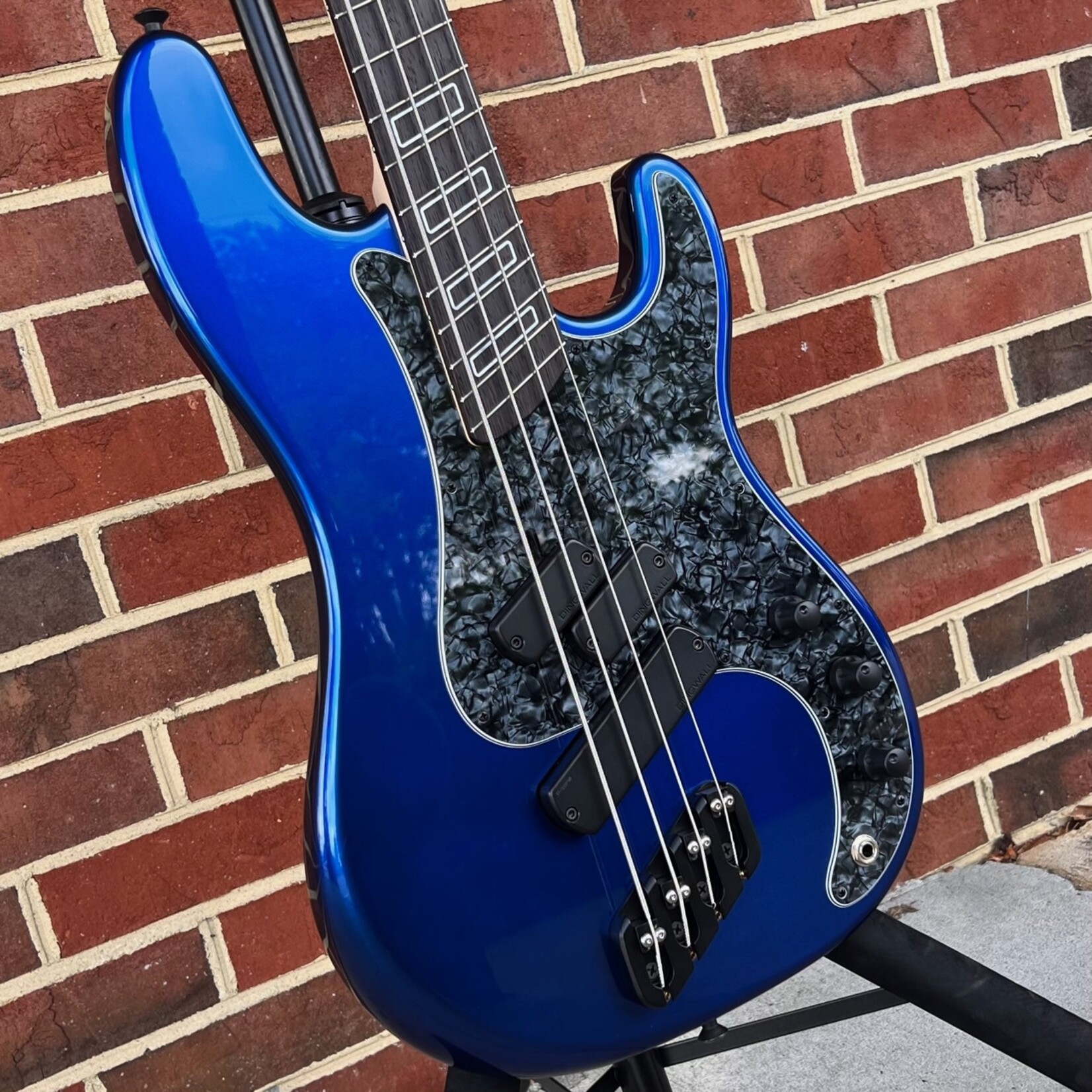 Dingwall Custom Super PJ 4-String, Metallic Blueberry, Alder