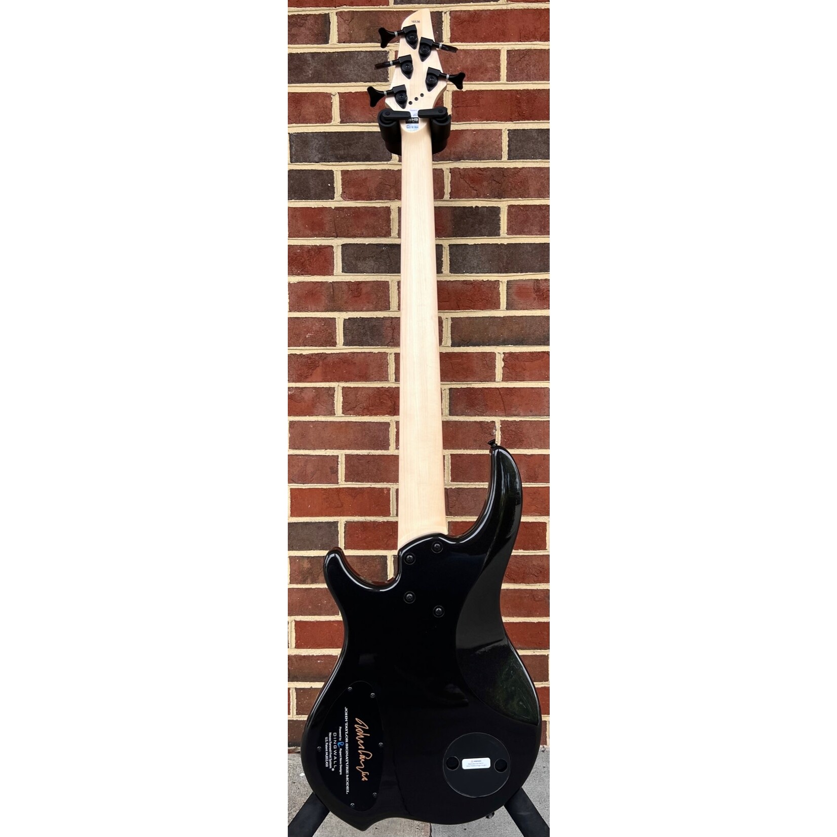 Dingwall Dingwall John Taylor Signature 5-String, Gloss Metallic Black, Pau Ferro Fretboard, Neve Preamp, Gig Bag, SN# 16536