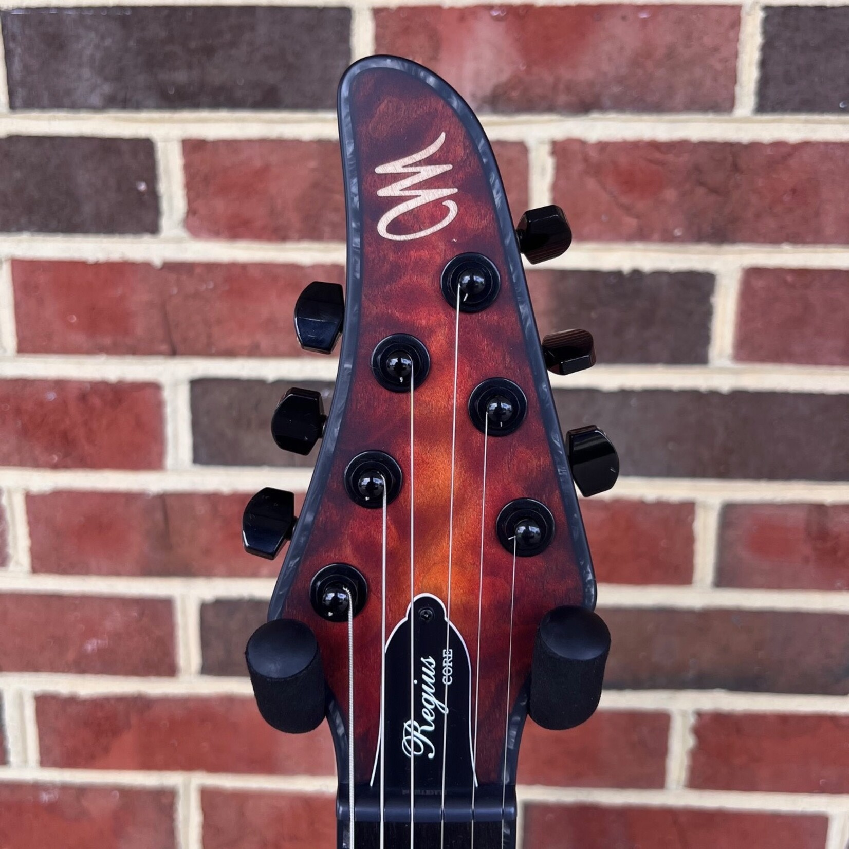 Mayones Mayones Regius Core RSi 6, Ryan Siew Inspiration Series, Lava Burst Satin, 4A Quilted Maple Top, American Ash TEW Body, 11ply Maple TEW/Wenge/Maple Neck Thru, Bareknuckle Nailbomb/VHII Pickups w/ Carbon Cover, Mayones Hiscox Case