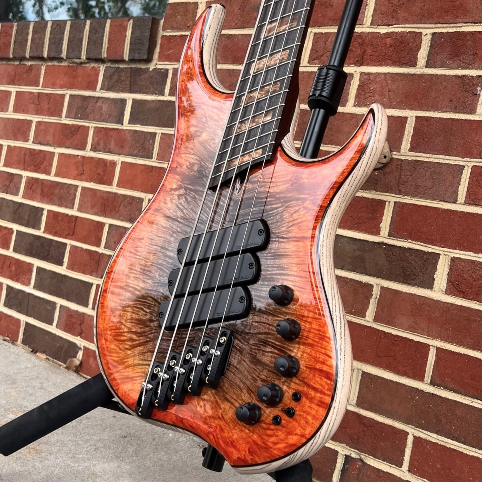 Dingwall Custom Z3 5-String, Rotten Orange - Custom Color, Maple Burl X-Top, Wenge Contrast Layer, Dual Density Swamp Ash Body, Trans White Ceruse Back, Maple Burl Block Inlays, Neve Preamp with Toggles, Dingwall Custom Z3 5-String, Rotten Orange - Custom Color, Maple Burl X-Top, Wenge Contrast Layer, Dual Density Swamp Ash Body, Trans White Ceruse Back, Maple Burl Block Inlays, Neve Preamp with Toggles,