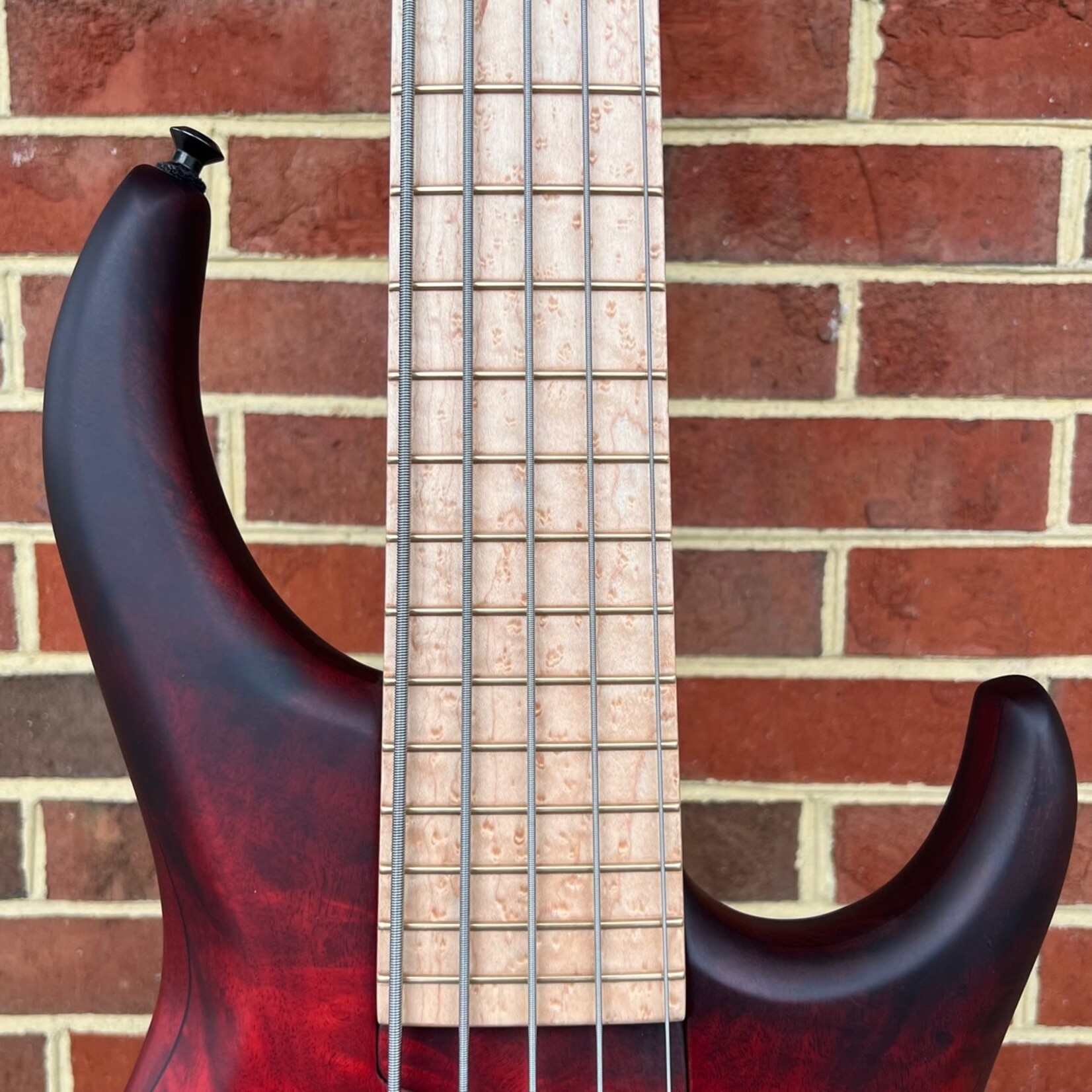 MTD MTD 535-24, Midnight Fade, Maple Burl 10-Top, Alder Body, Maple Neck, Birdseye Maple Fretboard, Matching Headstock, Stained Wood Knobs, Custom MTD Bridge, MTD Bag