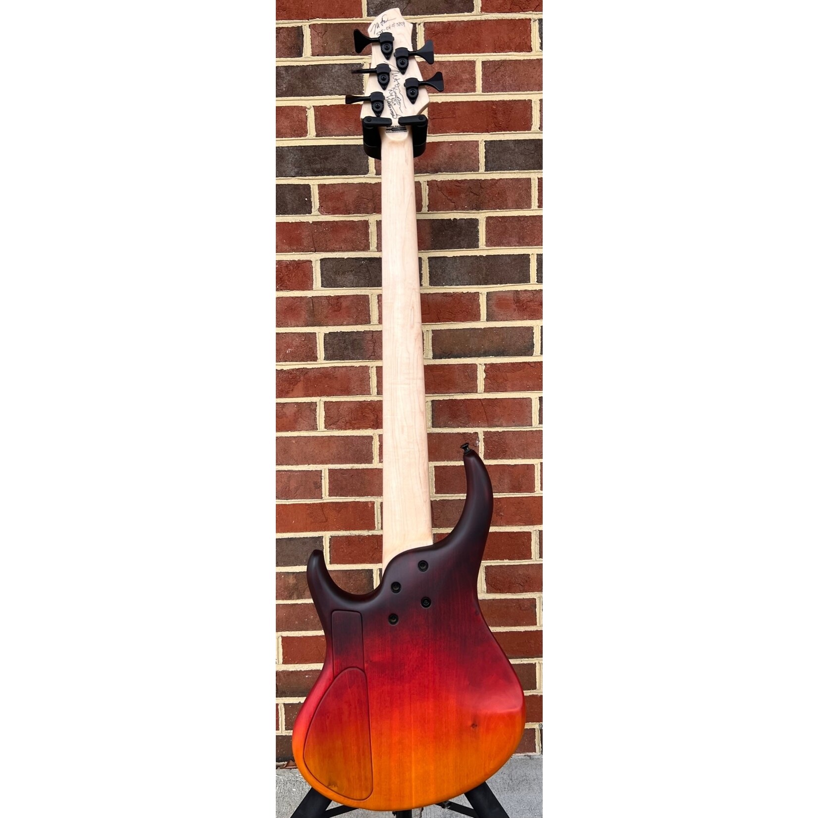 MTD MTD USA 535-24, Midnight Fade, Maple Burl 10-Top, Alder Body, Maple Neck, Birdseye Maple Fretboard, Matching Headstock, Stained Wood Knobs, Custom MTD Bridge, MTD Bag