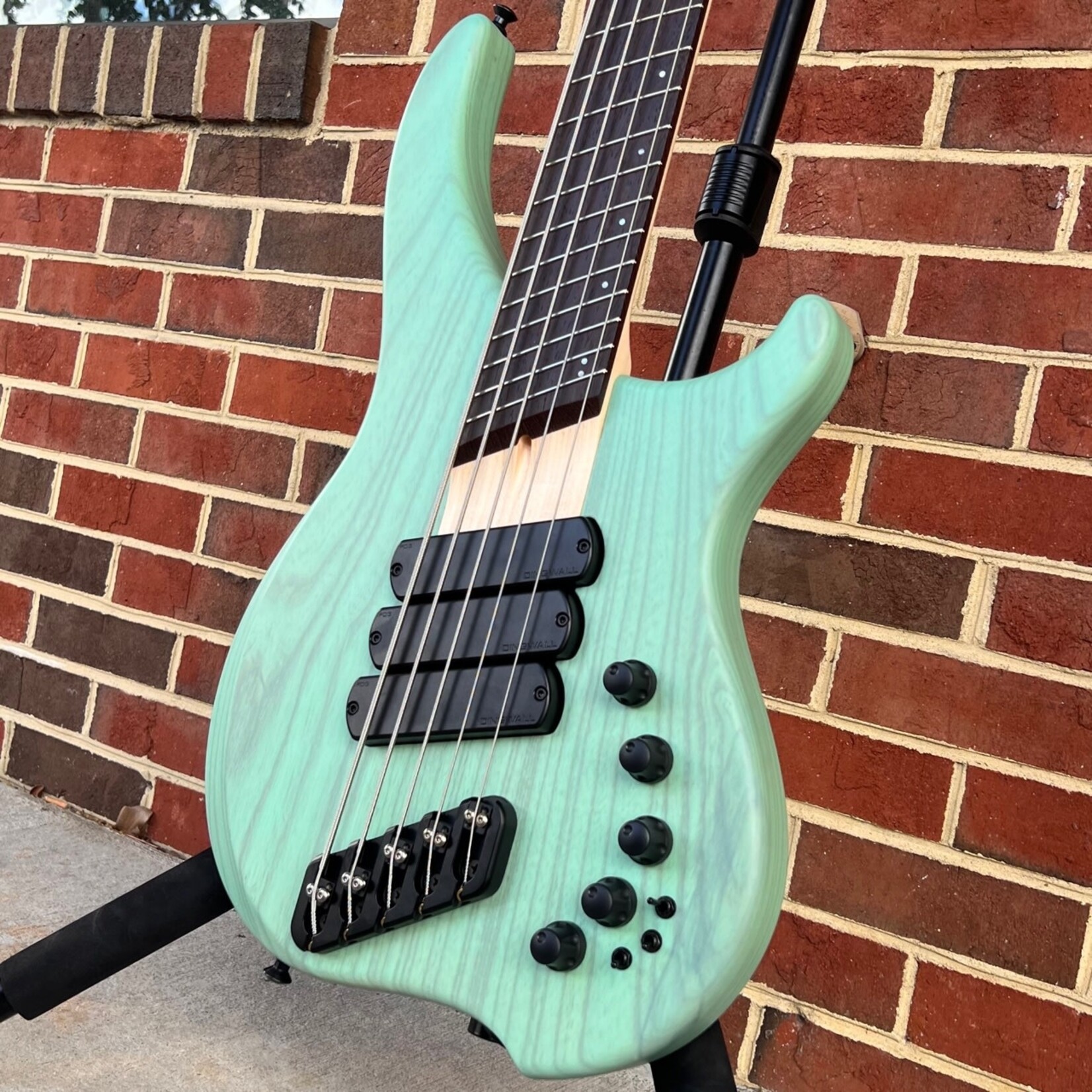 Dingwall Dingwall Custom ABZ 5-String, Transparent Pale Mint Green Satin, Swamp Ash Body, Maple Neck, Wenge Fretboard, Glockenklang Preamp w/ Toggles, Gig Bag