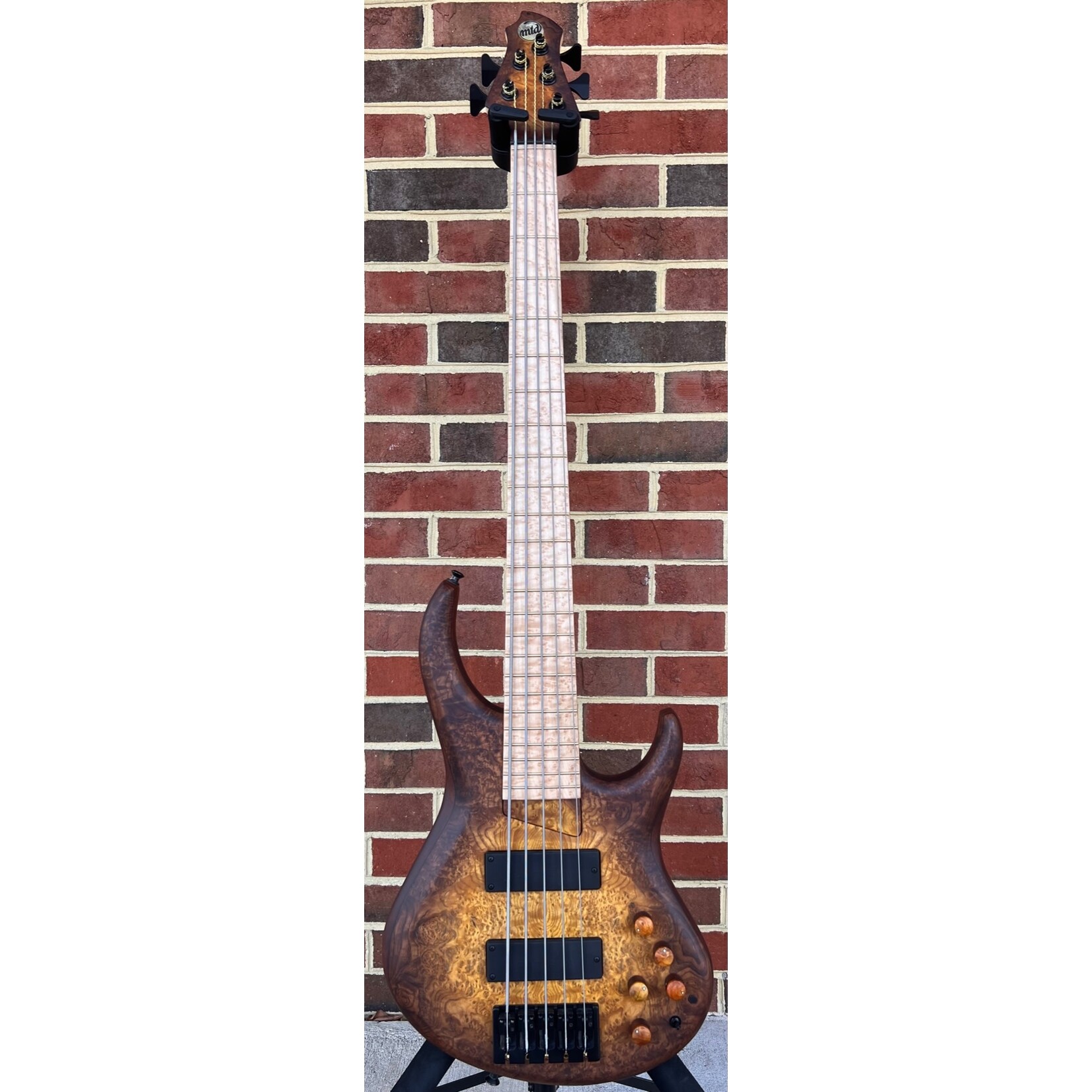 MTD USA 535-24 30th Anniversary, Dark Amber Burst, Ash Burl MTD USA 535-24 30th Anniversary, Dark Amber Burst, Ash Burl
