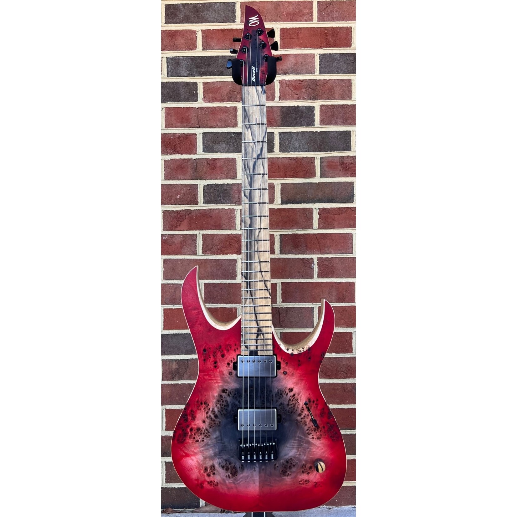 Mayones Duvell Elite 6, Supernova Red RAW, 4A Eye Poplar Top, Black Limba Body, 4A Pale Moon Ebony Fretboard, Pale Moon Ebony Knob, Mayones Velvetrone Ironside + Solium Pickups, Hipshot Brige & Mayones Duvell Elite 6, Supernova Red RAW, 4A Eye Poplar Top, Black Limba Body, 4A Pale Moon Ebony Fretboard, Pale Moon Ebony Knob, Mayones Velvetrone Ironside + Solium Pickups, Hipshot Brige &