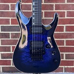 ESP ESP E-II Horizon FR, Reindeer Blue, Quilted Maple Top, Mahogany Body, 3pc Maple Neck, Ebony Fretboard, Seymour Duncan Sentient/Pegasus Pickups, Floyd Rose Original Bridge, Gotoh Locking Tuners, Hardshell Case