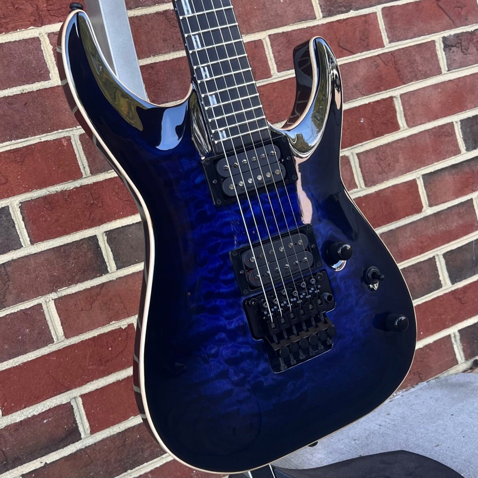 ESP E-II Horizon FR, Reindeer Blue, Quilted Maple Top ESP E-II Horizon FR, Reindeer Blue, Quilted Maple Top