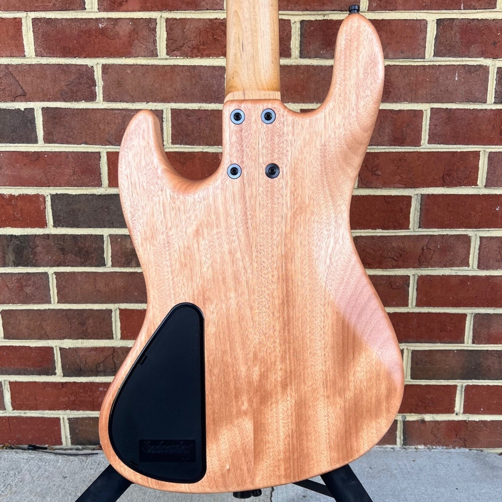 Sadowsky 2024 Limited Edition #4 of 135, MetroLine 21-Fret Standard M/J 4-String Bass, Padouk Top, Okoume Body, Roasted Flame Maple Neck, Madagascar Rosewood Fretboard, Sadowsky Gig Bag - The Music Loft Sadowsky 2024 Limited Edition #4 of 135, MetroLine 21-Fret Standard M/J 4-String Bass, Padouk Top, Okoume Body, Roasted Flame Maple Neck, Madagascar Rosewood Fretboard, Sadowsky Gig Bag - The Music Loft