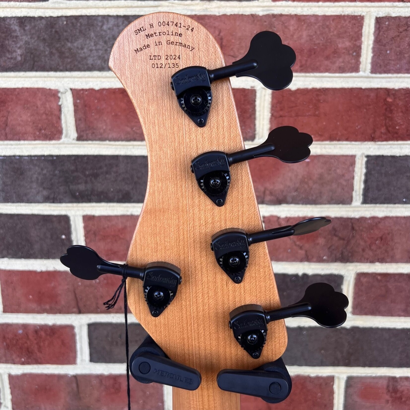 Sadowsky Sadowsky 2024 Limited Edition #12 of 135, MetroLine 21-Fret Standard M/J  5-String Bass, Padouk Top, Okoume Body, Roasted Flame Maple Neck, Madagascar Rosewood Fretboard, Sadowsky Gig Bag