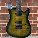 Music Man Music Man Sabre, Gator Burst, Flame Maple Top, Roasted Maple Neck, Ebony Fretboard, Music Man Mono Case