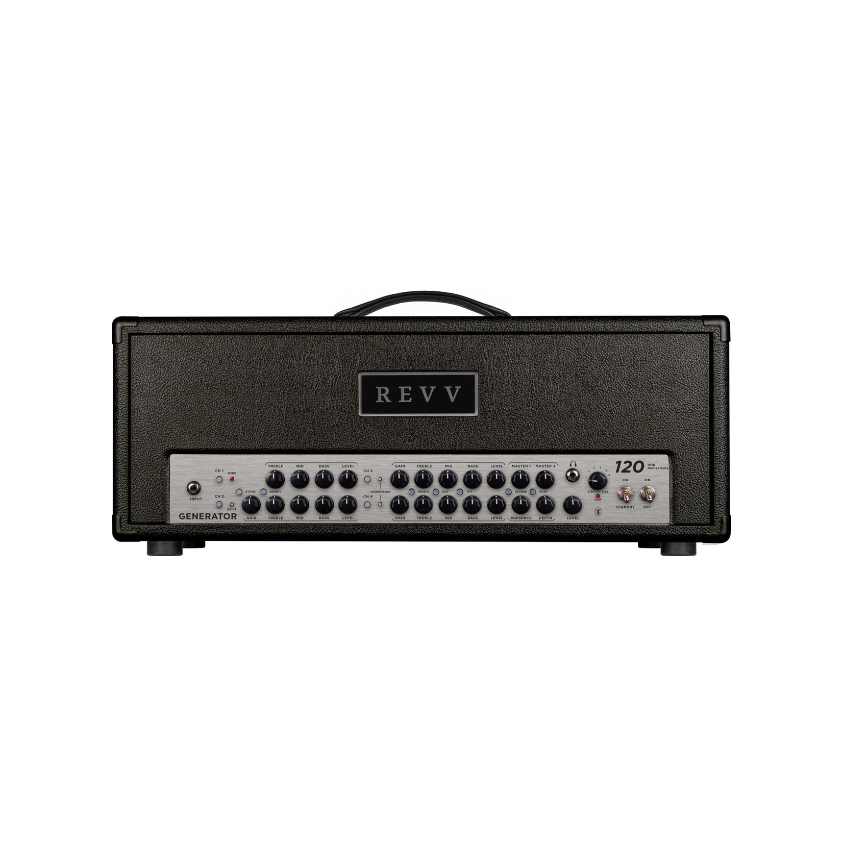 Revv Amplification Revv Generator 120 10th Anniversary, 4-channel 120w Tube Amplifier Head with Footswitch