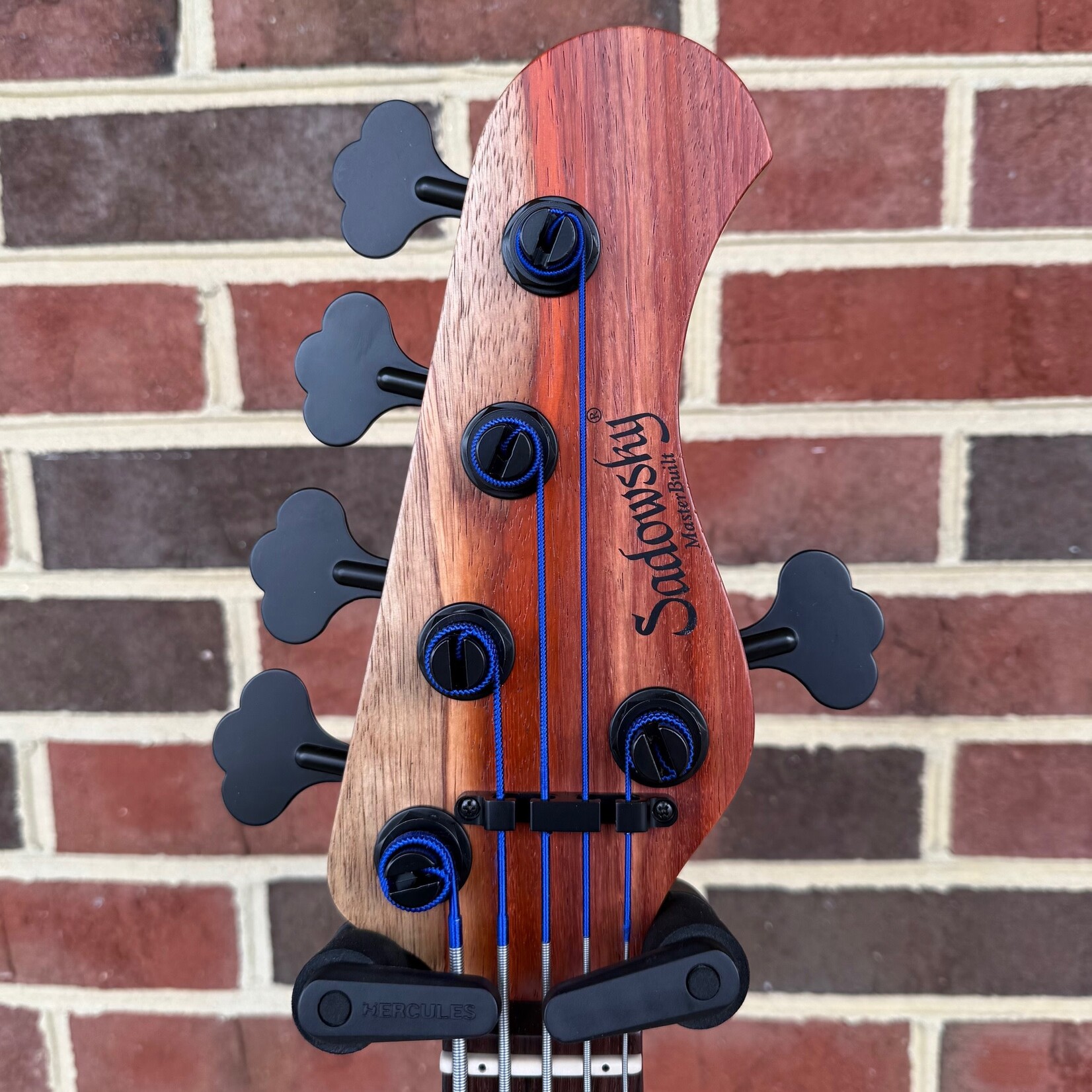 Sadowsky Sadowsky Masterbuilt 2024 Limited, #7 of 35 Worldwide, 5-String, 21-Fret M/J Bass, Marbled Padouk Top, Okoume Body, Roasted Maple Neck, Madagascar Rosewood Fretboard