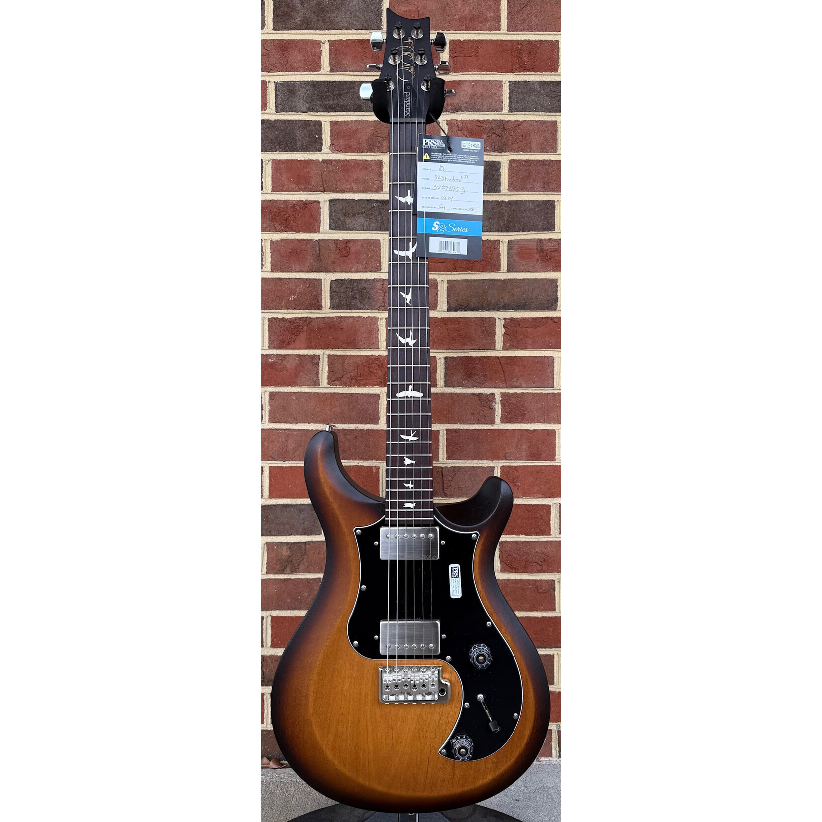 Paul Reed Smith Paul Reed Smith S2 Standard 22 Satin, McCarty Tobacco Sunburst, Mahogany Body & Neck, Rosewood Fretboard, 58/15LT Pickups, Locking Tuners, Gig Bag