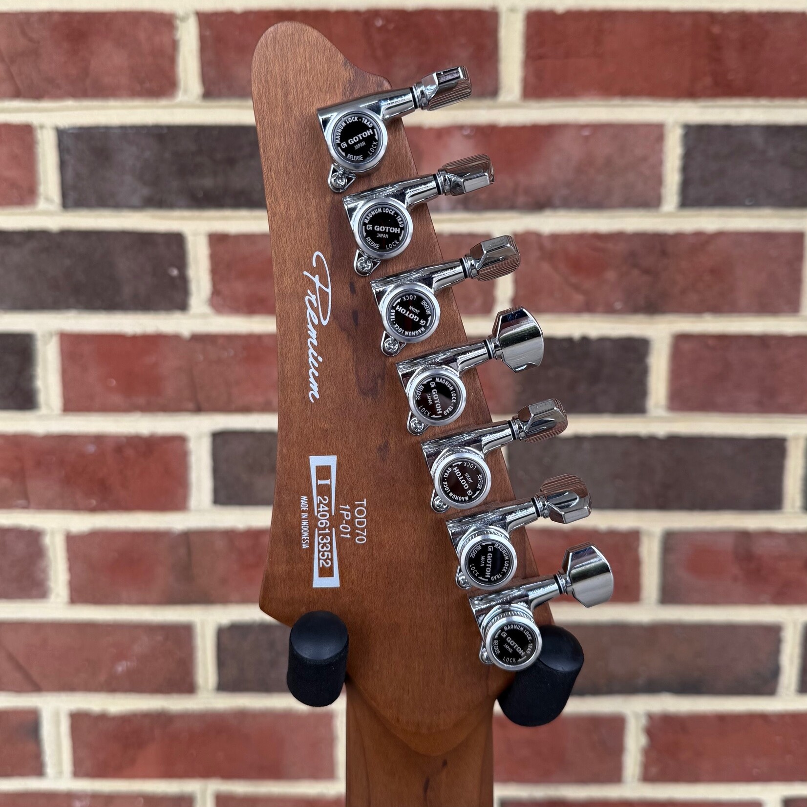 Ibanez Ibanez TOD70 Tim Henson Signature Model 7-String, Classic Silver, Roasted Maple Neck, Ebony Fretboard, Fishman Fluence Tim Henson Signature Pickups, Gotoh Locking Tuners, Gig Bag, SN# 240613352