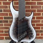 Dingwall Dingwall Z3 Custom 6-String, Faded Black to Trans White Reverseburst, Maple Burl X-Top, Wenge Contrast Layer, Dual Density Swamp Ash Body, Roasted Ash Neck, Macassar Ebony Fretboard, Darkglass Tone Capsule w/ Toggles, Dingwall Deluxe Gig Bag