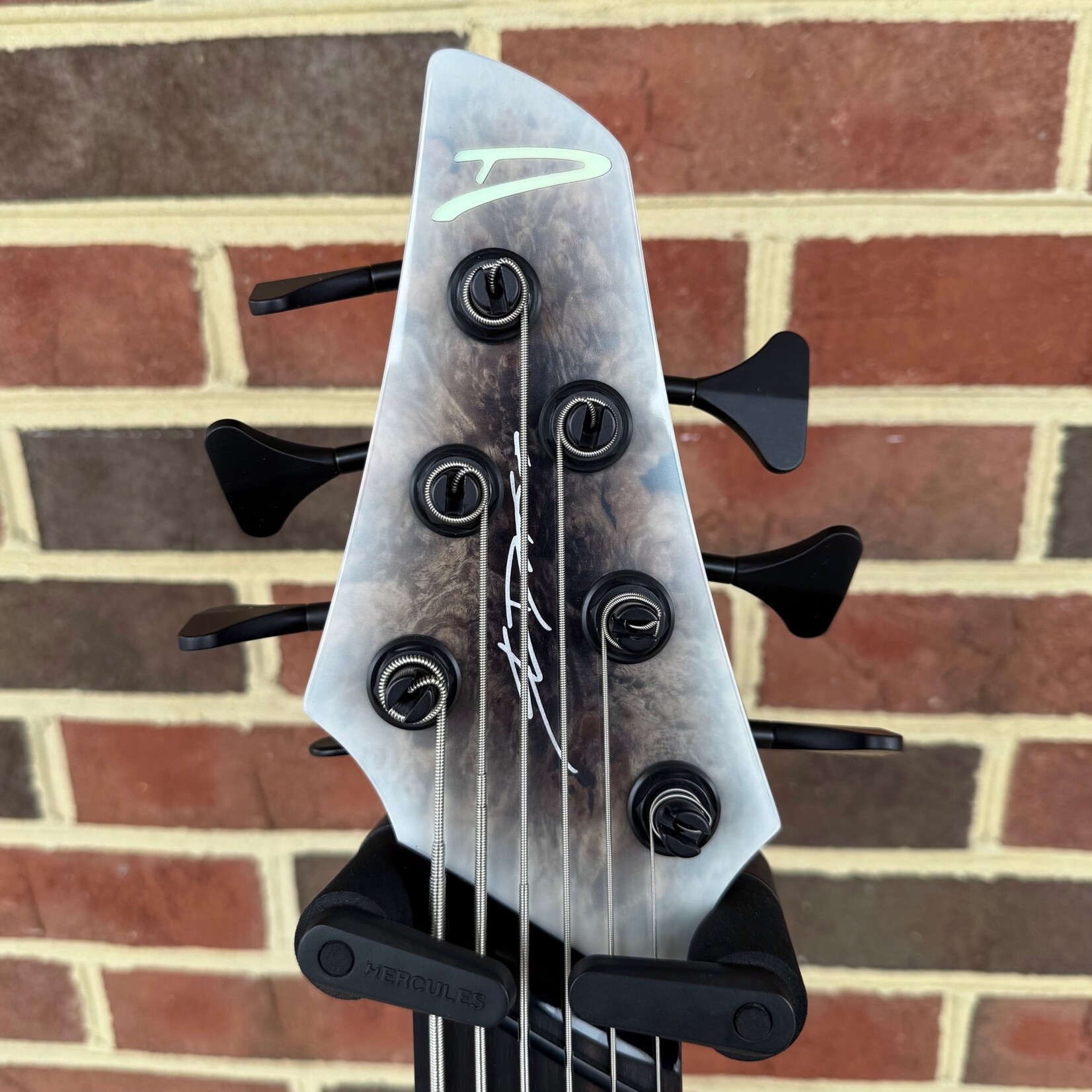 Dingwall Dingwall Z3 Custom 6-String, Faded Black to Trans White Reverseburst, Maple Burl X-Top, Wenge Contrast Layer, Dual Density Swamp Ash Body, Roasted Ash Neck, Macassar Ebony Fretboard, Darkglass Tone Capsule w/ Toggles, Dingwall Deluxe Gig Bag