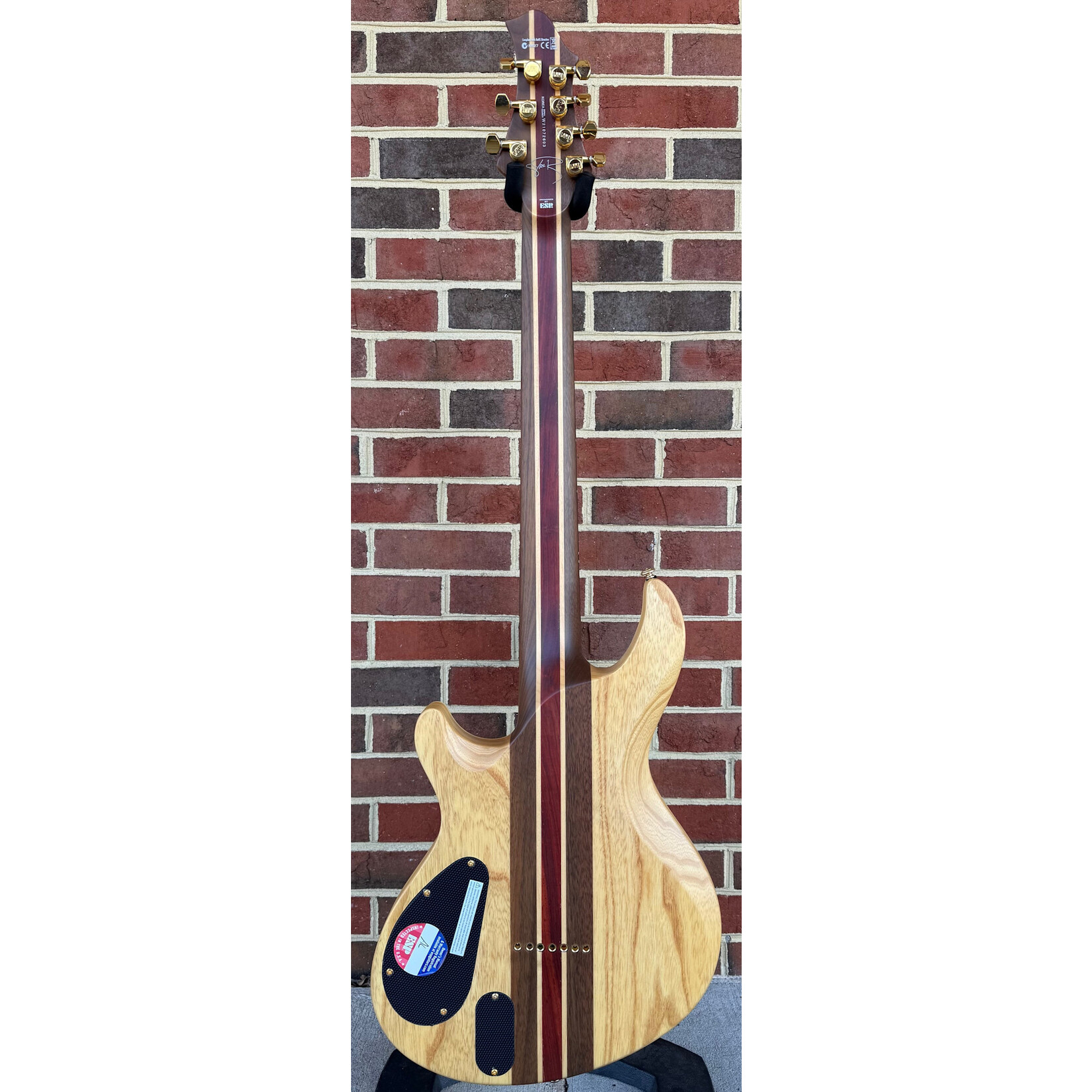 LTD ESP LTD JR-7QMFBSB, Javier Reyes Signature, 7-String, Faded Blue Sunburst, Neck-Thru, Quilted Maple Top, Swamp Ash Body, Walnut/Maple/Padauk 5pc Neck, Fishman Pickups, Hipshot Bridge, Locking Tuners, Hardshell Case, SN# W21072603