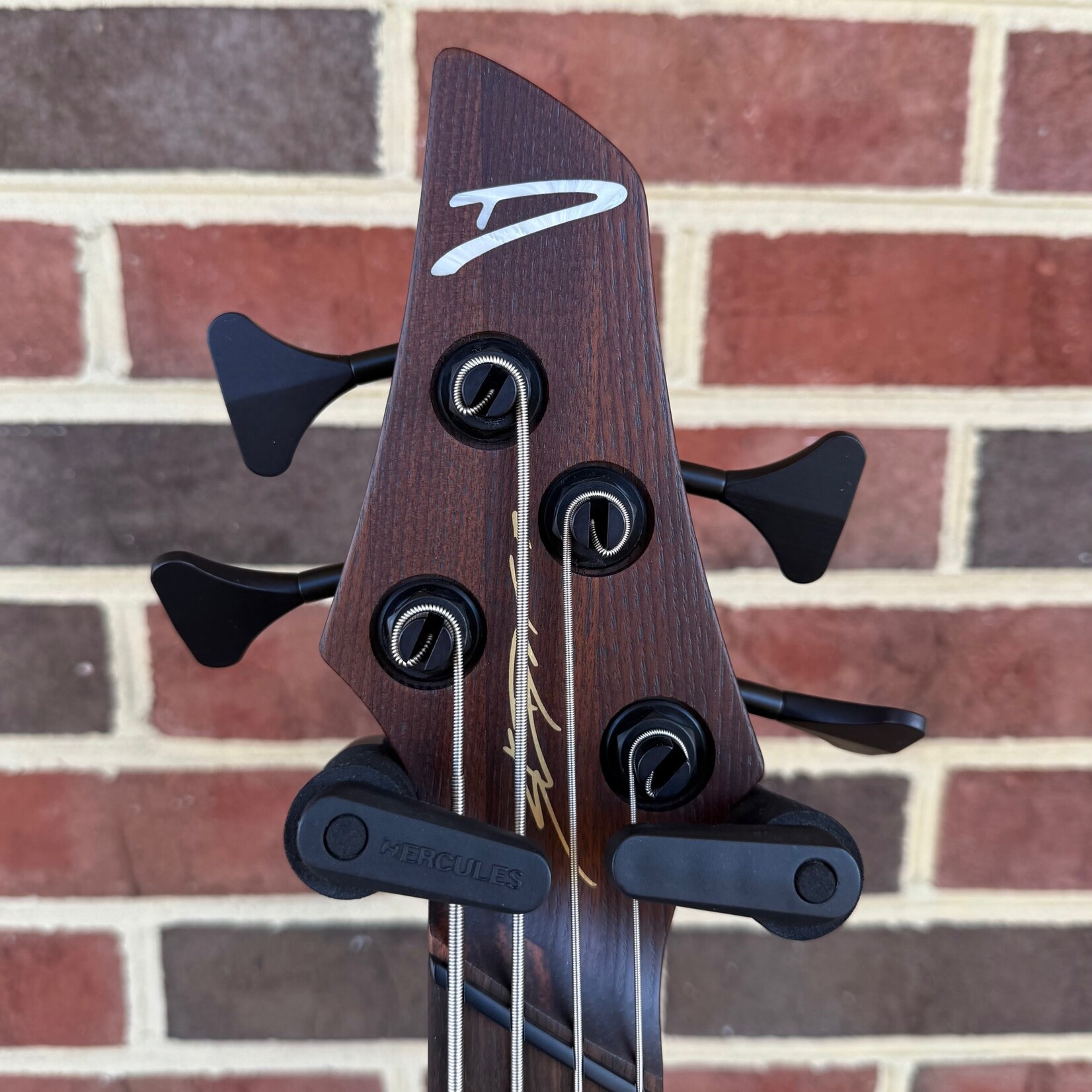 Dingwall Dingwall ABZ Custom 4-String Fretless, Black with Pink Ceruse Satin, Swamp Ash Body, Roasted Ash Neck, Macassar Ebony Fretboard, Segmented Fret Lines, Super Fatty II Pickups, Passive Electronics w/ Toggles, Dingwall Deluxe Gig Bag