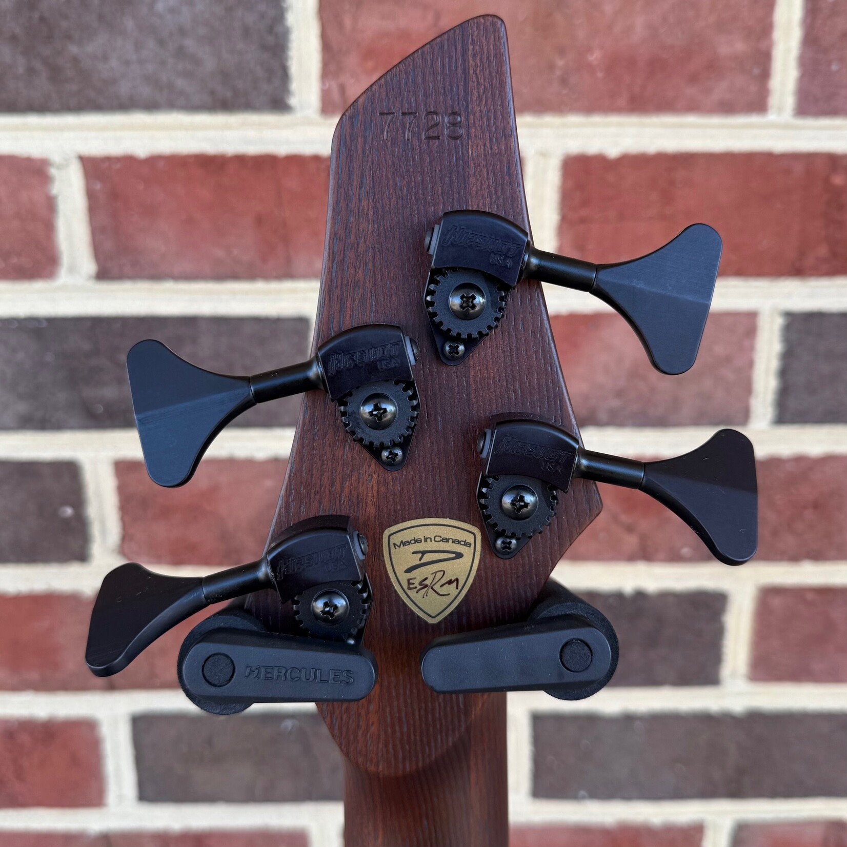 Dingwall Dingwall ABZ Custom 4-String Fretless, Black with Pink Ceruse Satin, Swamp Ash Body, Roasted Ash Neck, Macassar Ebony Fretboard, Segmented Fret Lines, Super Fatty II Pickups, Passive Electronics w/ Toggles, Dingwall Deluxe Gig Bag