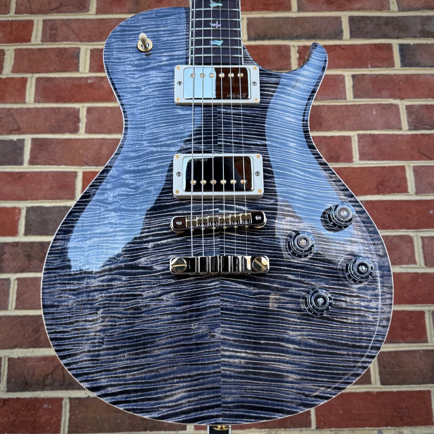 Paul Reed Smith Paul Reed Smith McCarty 594 Singlecut 10-Top, Charcoal, Flame Maple Top, Mahogany Body & Neck, 58/15 LT Pickups, Hardshell Case