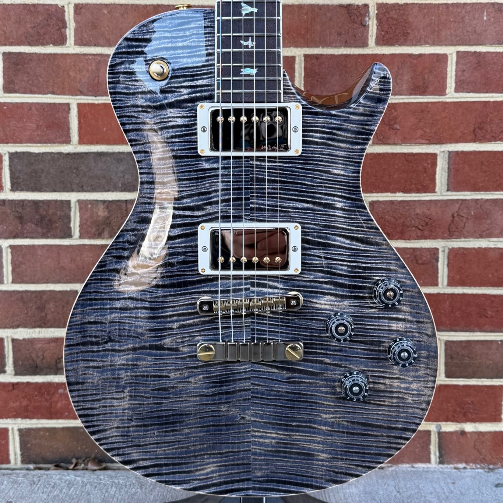 Paul Reed Smith Paul Reed Smith McCarty 594 Singlecut 10-Top, Charcoal, Flame Maple Top, Mahogany Body & Neck, 58/15 LT Pickups, Hardshell Case