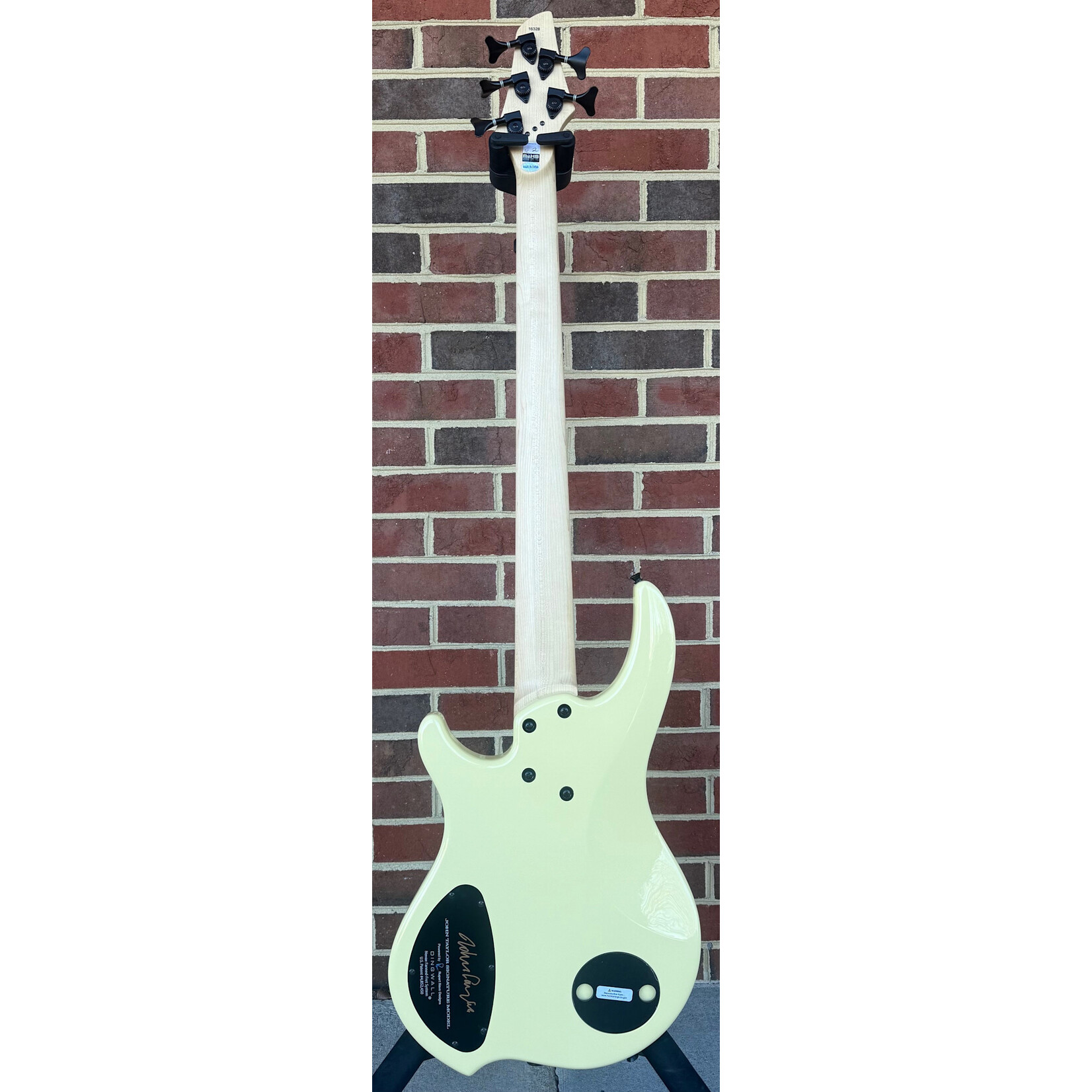 Dingwall Dingwall JT3 5-String John Taylor Signature Model, Gloss Primrose w/ Rio Stripes, Nyatoh Body, Maple Neck, Maple Fretboard, Matching Headstock, Neve Preamp, Gig Bag, SN# 16328