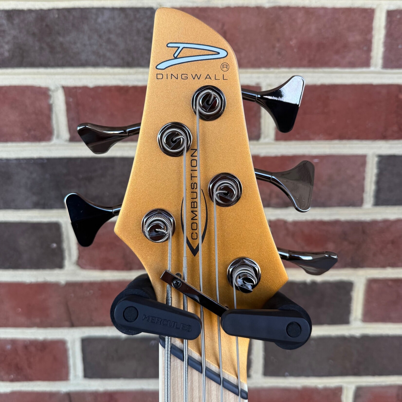 Dingwall Dingwall NG3 5-String, Matte Gold Metallic, Maple Neck, Maple Fretboard, Matching Headstock, Darkglass Tone Capsule, Dingwall Gig Bag, SN# 17425