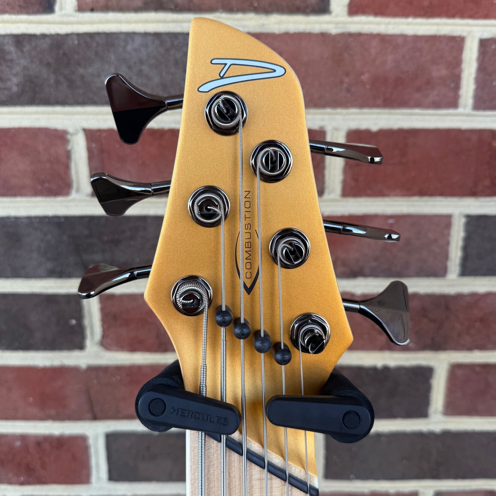 Dingwall Dingwall NG3 6-String, Matte Gold Metallic, Maple Neck, Maple Fretboard, Matching Headstock, Darkglass Tone Capsule, Dingwall Gig Bag, SN# 17220