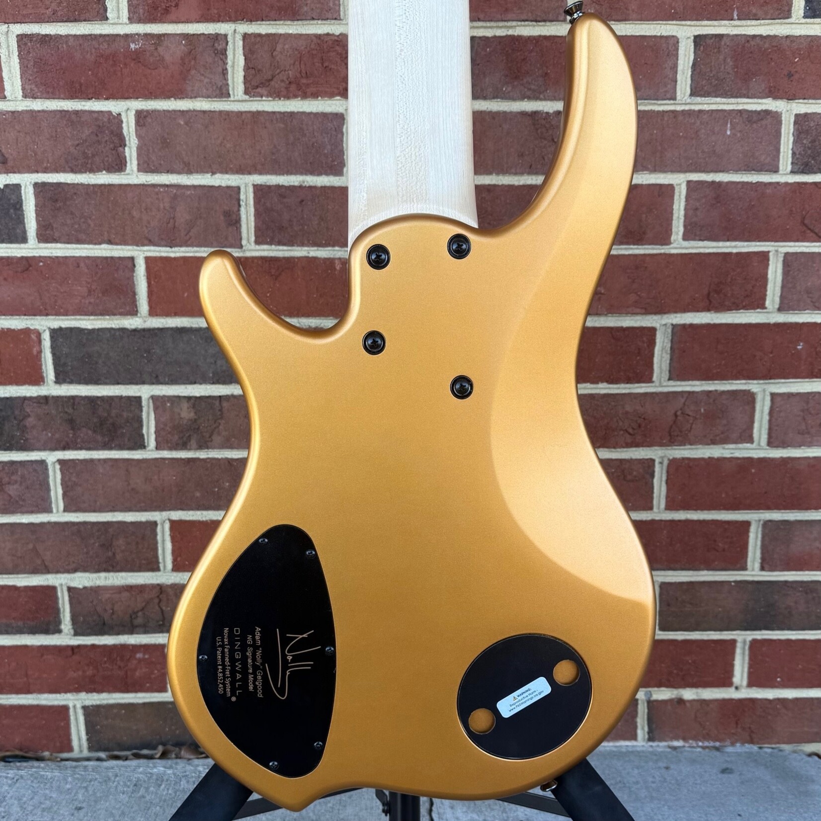 Dingwall Dingwall NG3 6-String, Matte Gold Metallic, Maple Neck, Maple Fretboard, Matching Headstock, Darkglass Tone Capsule, Dingwall Gig Bag, SN# 17220