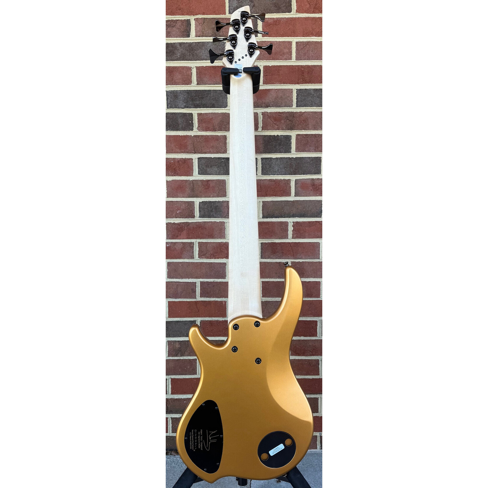 Dingwall Dingwall NG3 6-String, Matte Gold Metallic, Maple Neck, Maple Fretboard, Matching Headstock, Darkglass Tone Capsule, Dingwall Gig Bag, SN# 17220