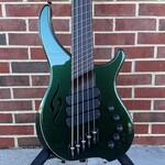 Dingwall Dingwall Custom ABII 5-String, NAMM Bass, Dark Candy Green, Walnut Top, Flame Maple Contrast Layer, Walnut Body, Wenge Neck & Fretboard, P-Tone/FD3 Pickups, Neve Preamp w/ Master Tone & Mini Toggles, 12th Fret D Inlay with Outline, Dingwall Deluxe