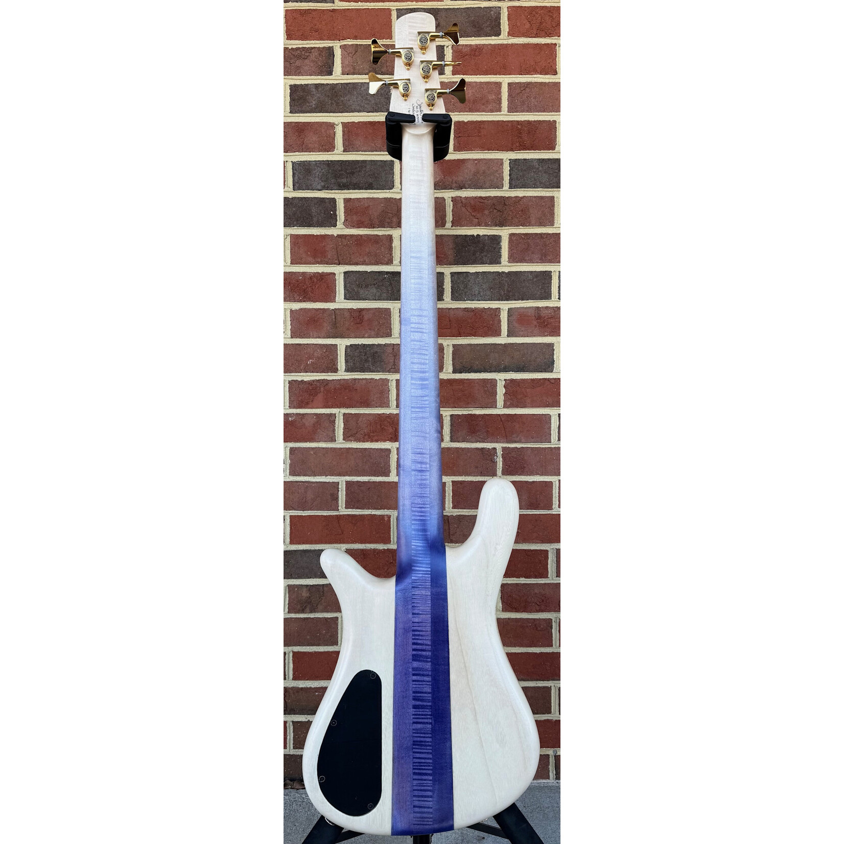 Spector USA NS-5XL, Purple to White Reverseburst, Maple Burl Top, Empresswood Body, 3pc Maple Neck, Thin Neck Profile, Bark Infused Maple Fretboard, EMG 40DCX Pickups, Darkglass Tone Capsule, TSA Case - The Spector USA NS-5XL, Purple to White Reverseburst, Maple Burl Top, Empresswood Body, 3pc Maple Neck, Thin Neck Profile, Bark Infused Maple Fretboard, EMG 40DCX Pickups, Darkglass Tone Capsule, TSA Case - The