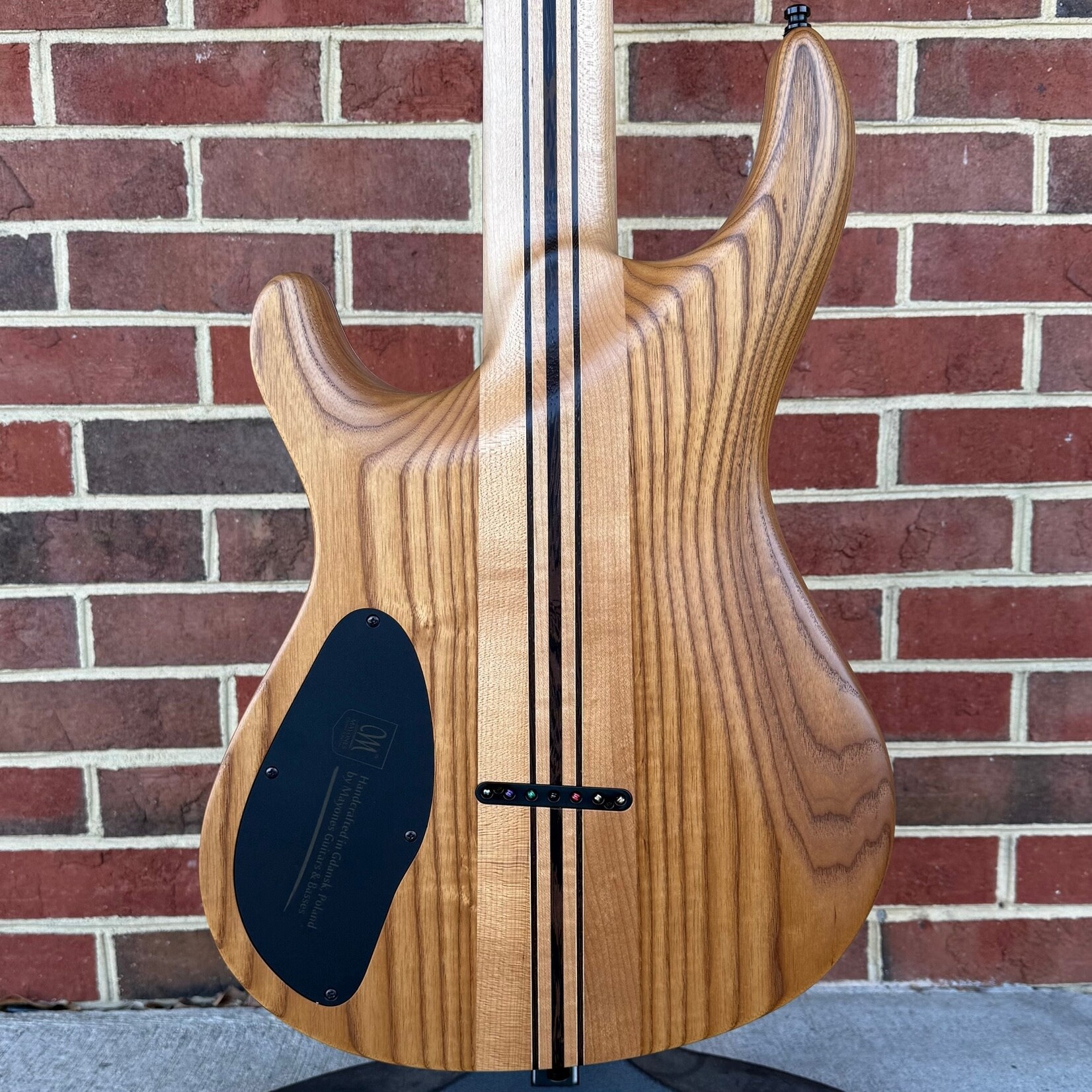 Mayones Mayones Regius Core 7 B26.5, NAMM 2025, Custom Color, 5A Quilted Maple Top, American Ash TEW Body, Baritone 26.5" Scale, 11pc Maple TEW/Wenge/Maple Neck, Velvetrone Ironside + Solium Pickups, Mayones Hybrid Case